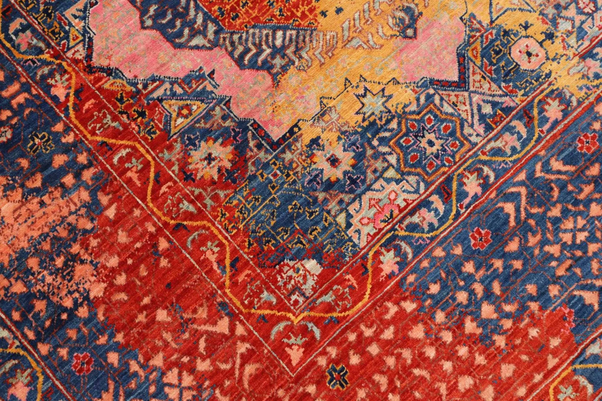 Mamluk Orientteppich 201 × 298 cm aus Wolle, handgeknüpft