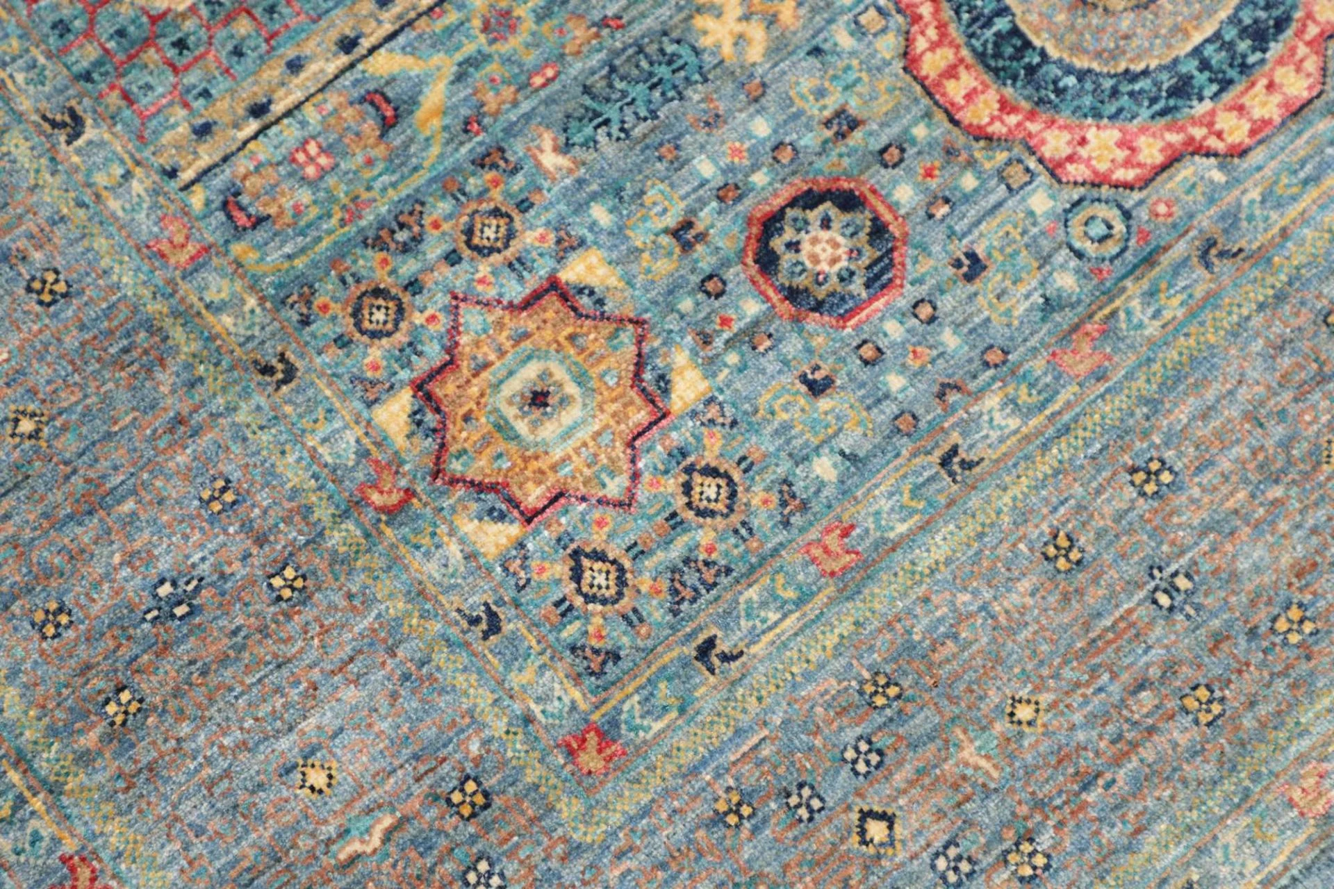 Handgeknüpfter Mamluk Orientteppich, 125 × 189 cm, Wolle