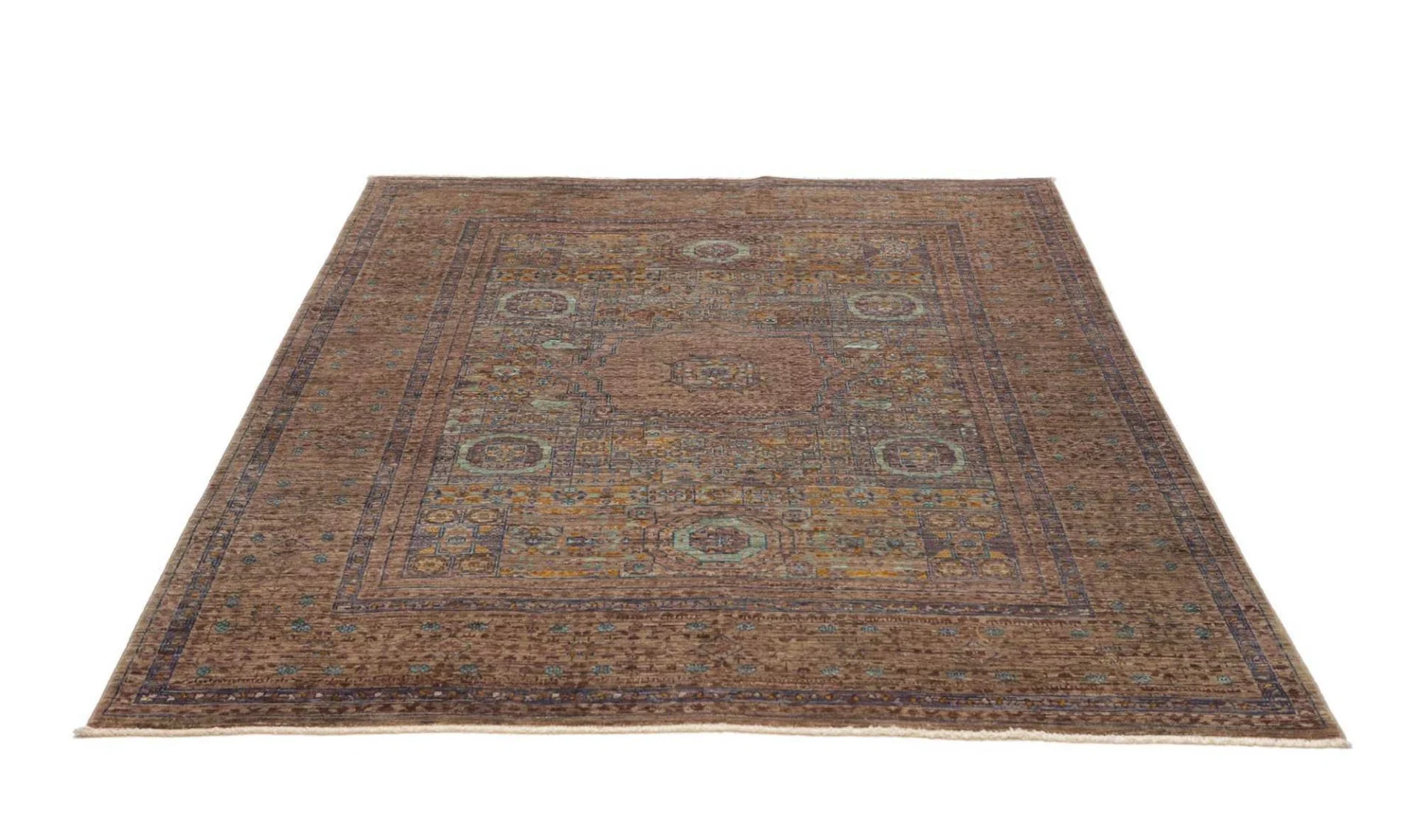 Handgeknüpfter Mamluk Orientteppich 152 × 197 cm