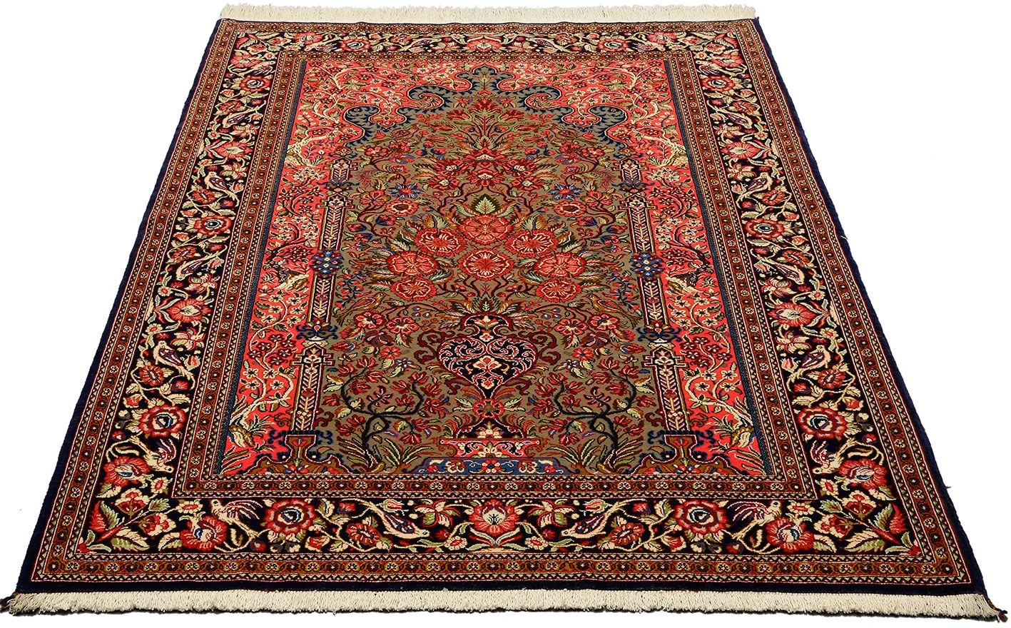 Handgeknüpfter Ghom Perserteppich 149 × 217 cm