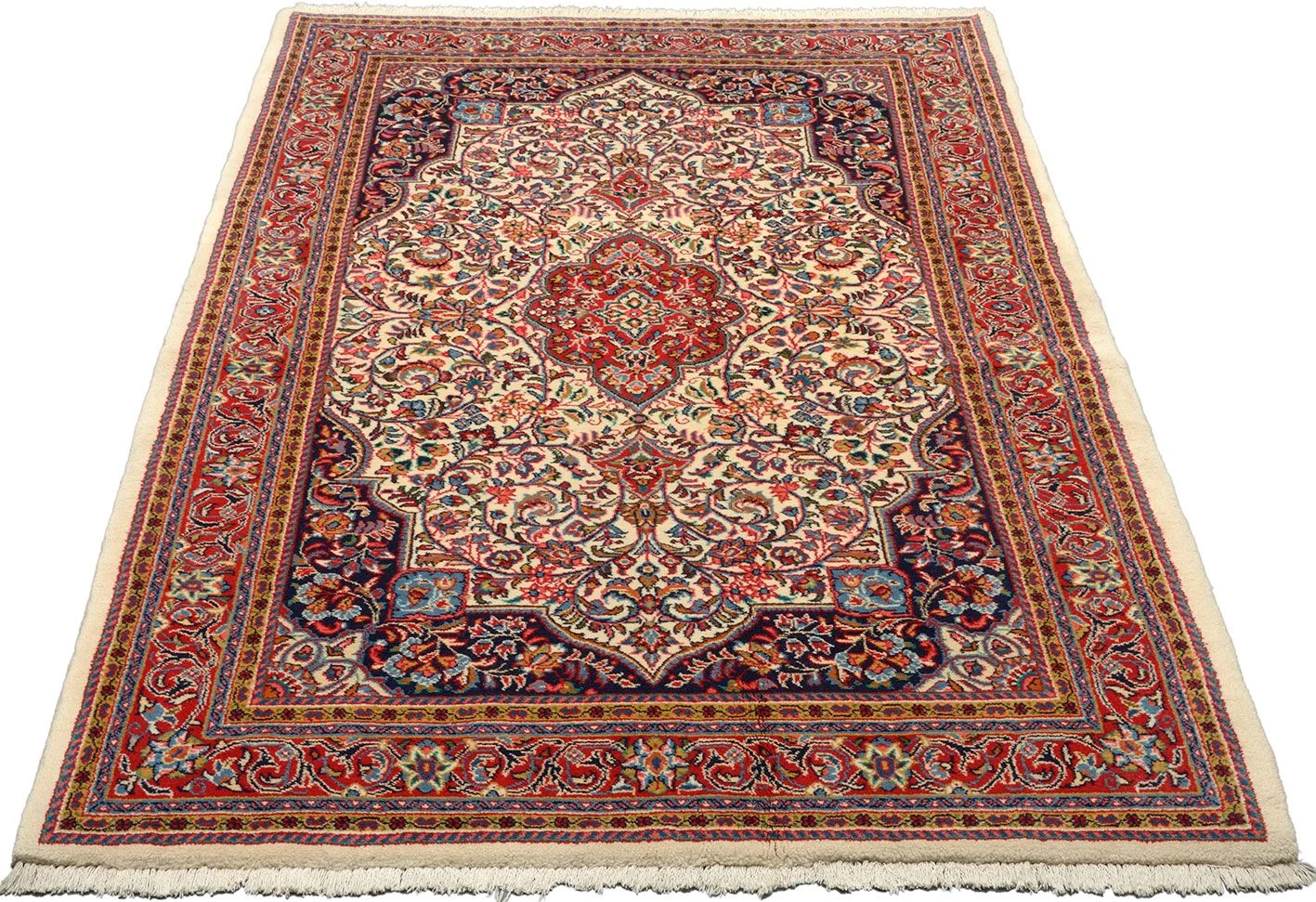 Handgeknüpfter Sarough Perserteppich, 138 × 217 cm, Wolle