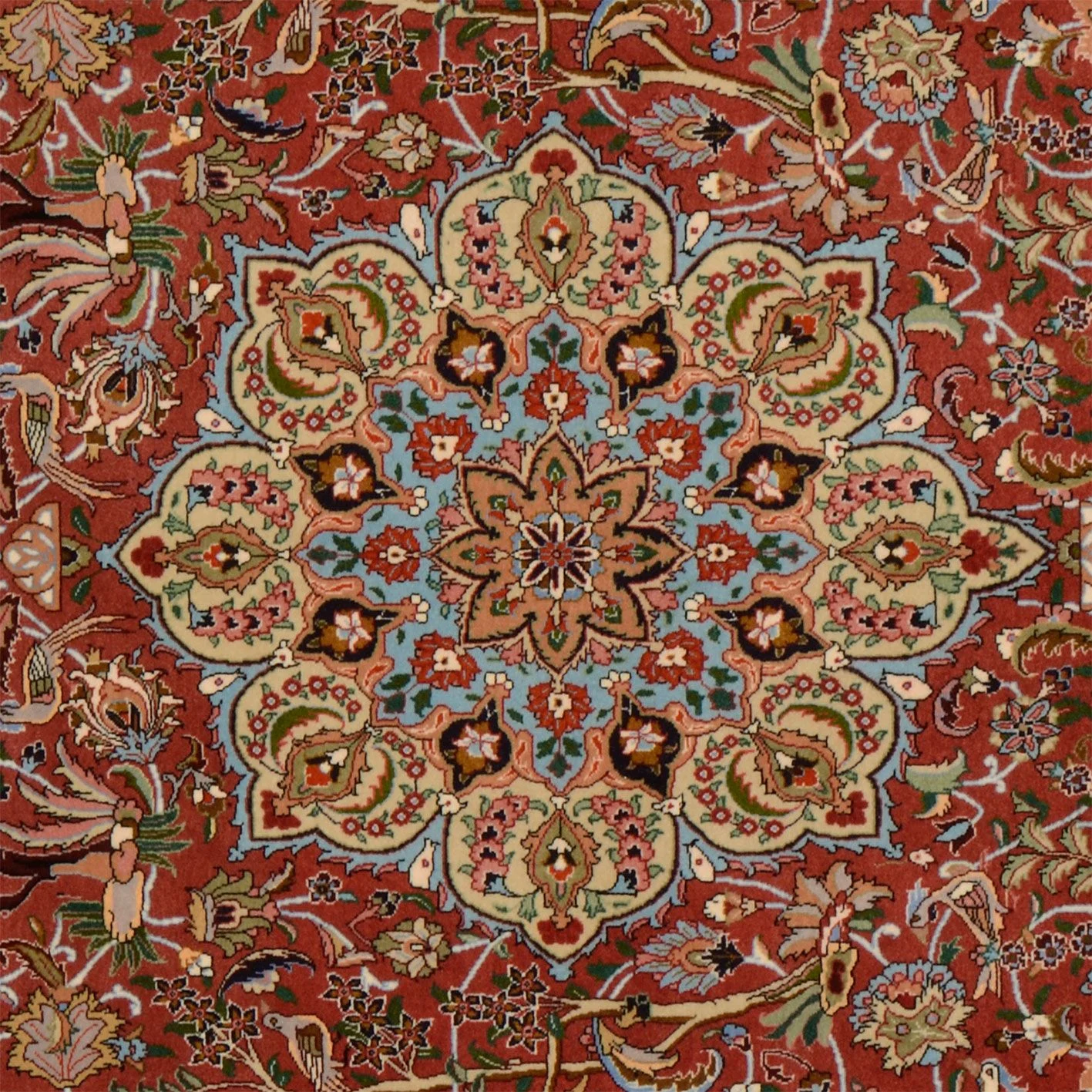 Täbriz Perserteppich aus Iran, 151 × 214 cm