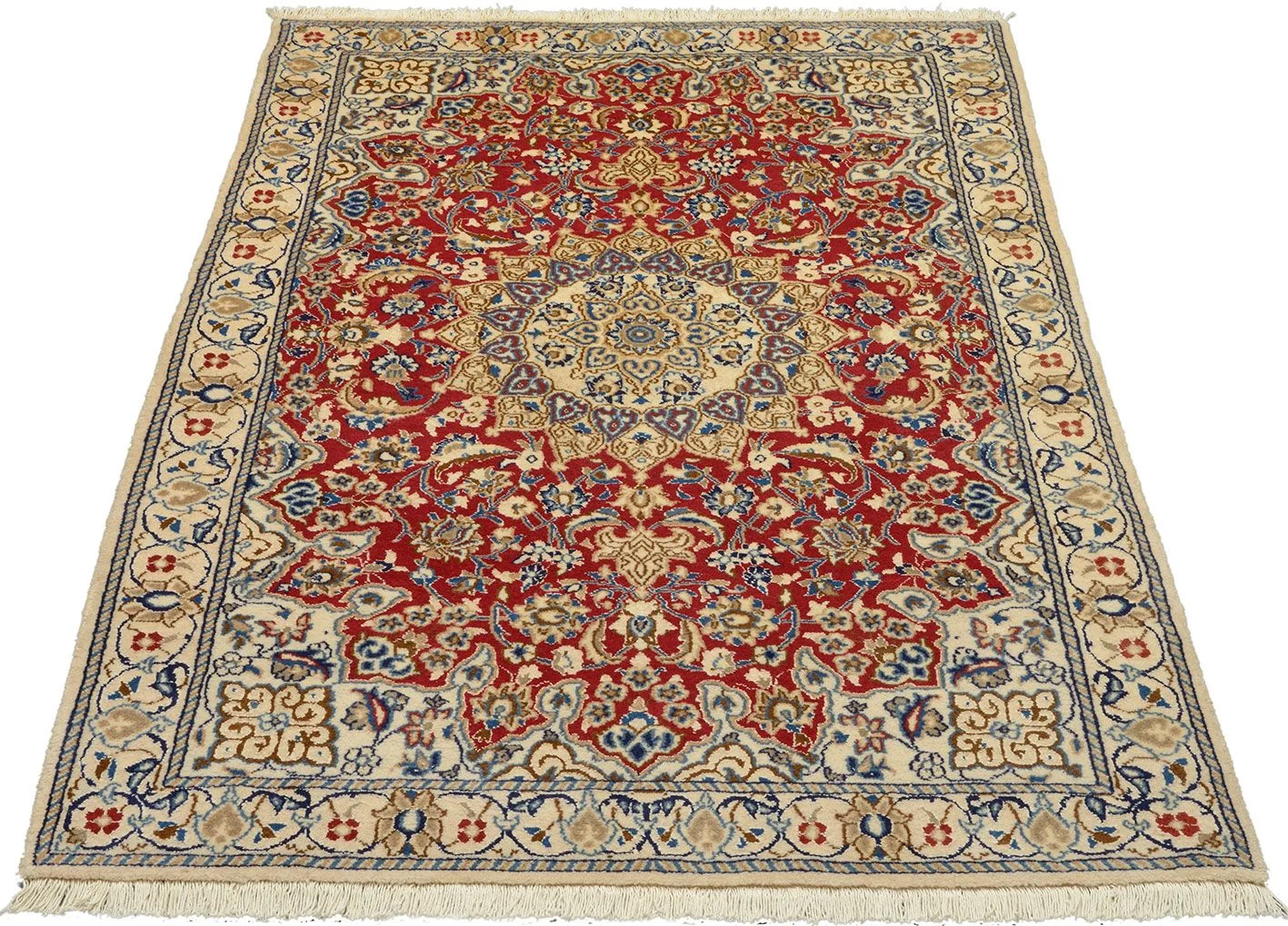 Nain Perserteppich 114 × 194 cm aus Wolle, handgeknüpft