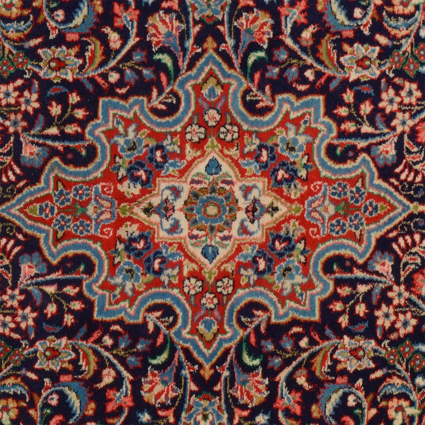 Sarough Perserteppich 135 × 223 cm aus Wolle, handgeknüpft