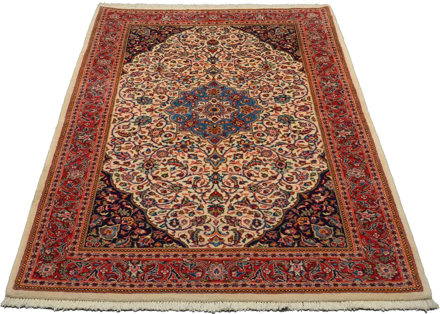 Handgeknüpfter Sarough Perserteppich 138 × 215 cm