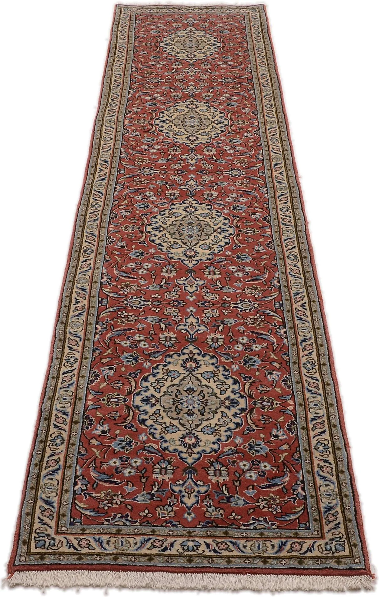 Handgeknüpfter Sarough Perserteppich, 80 × 368 cm, Wolle