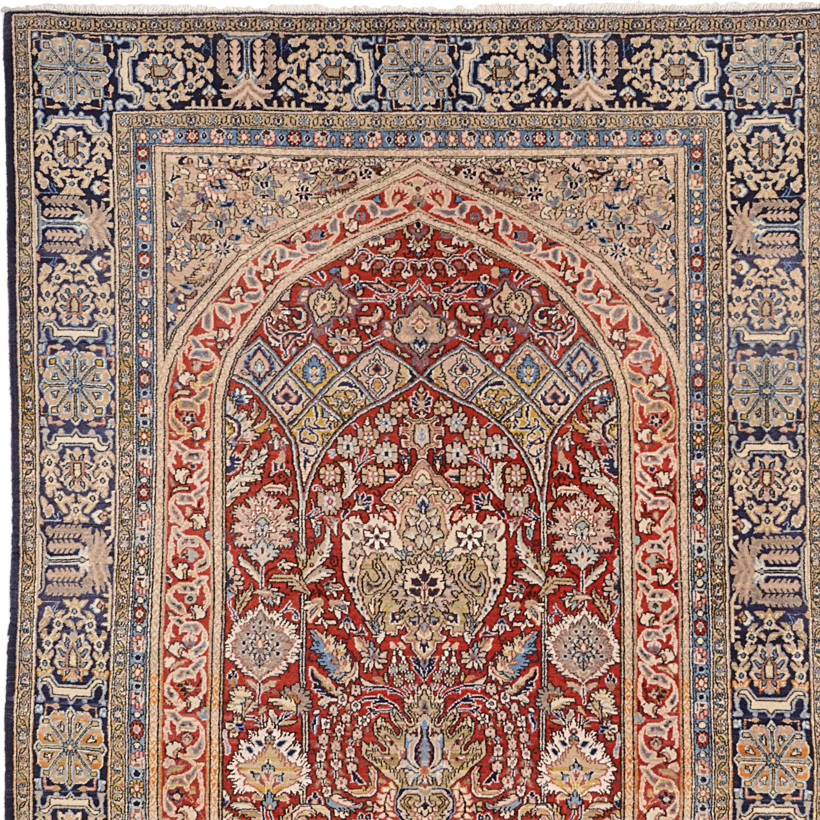 Handgeknüpfter Ghom Perserteppich 140 × 200 cm