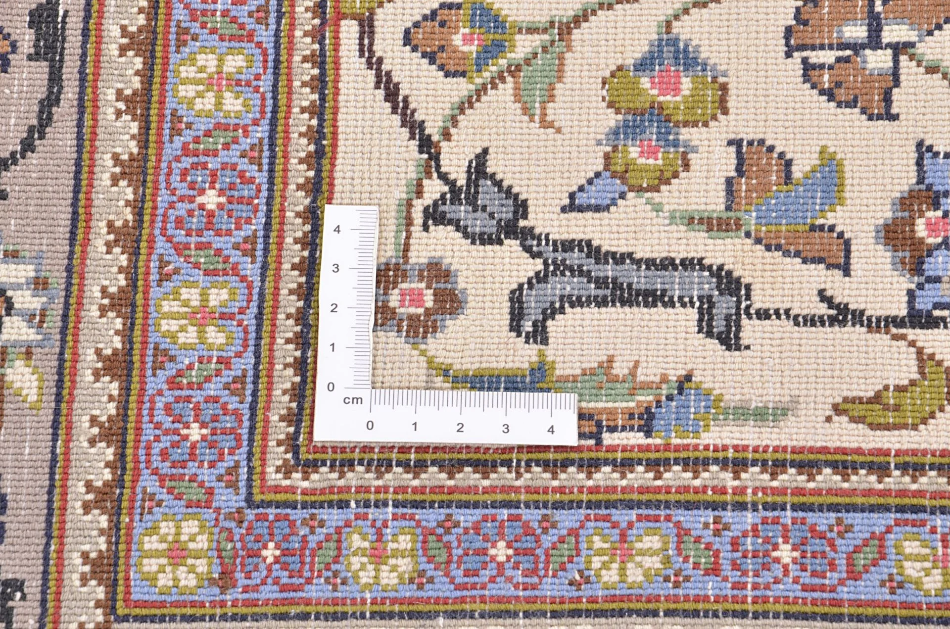 Kashan Perserteppich aus Iran, 138 × 208 cm