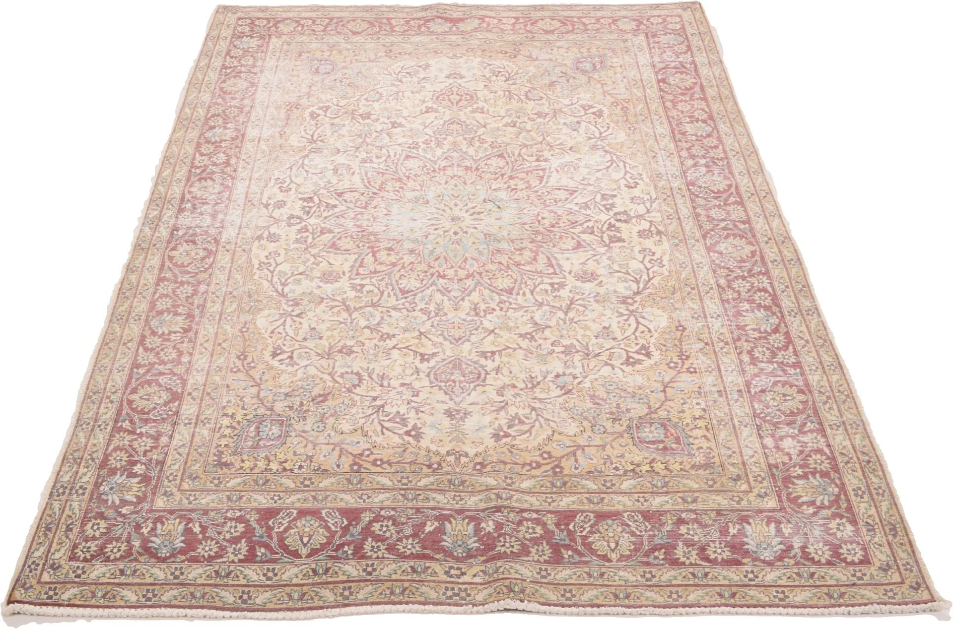 Orientteppich 135 × 217 cm aus Wolle, handgeknüpft