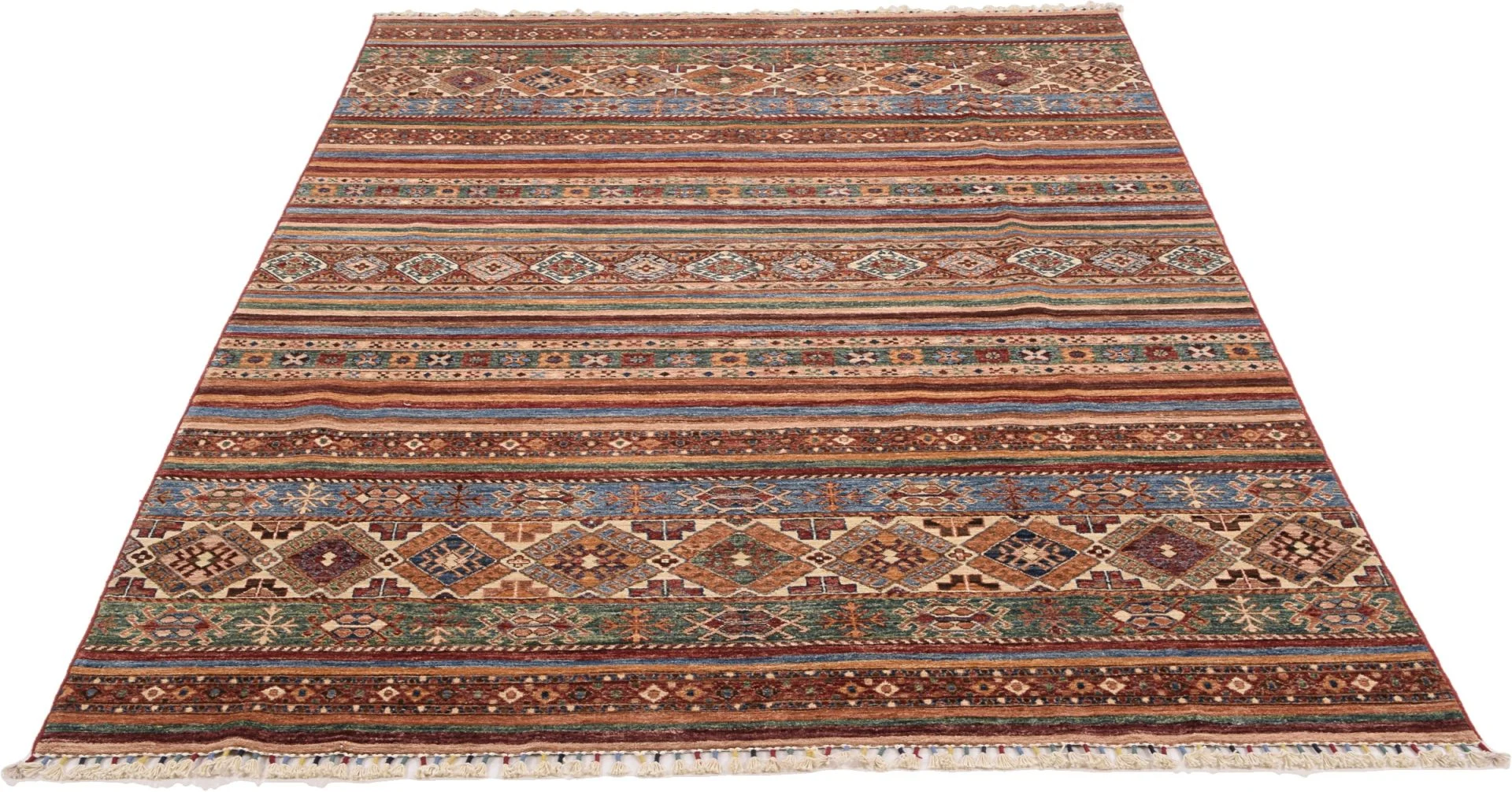 Samarkand Orientteppich 199 × 295 cm aus Wolle, handgeknüpft