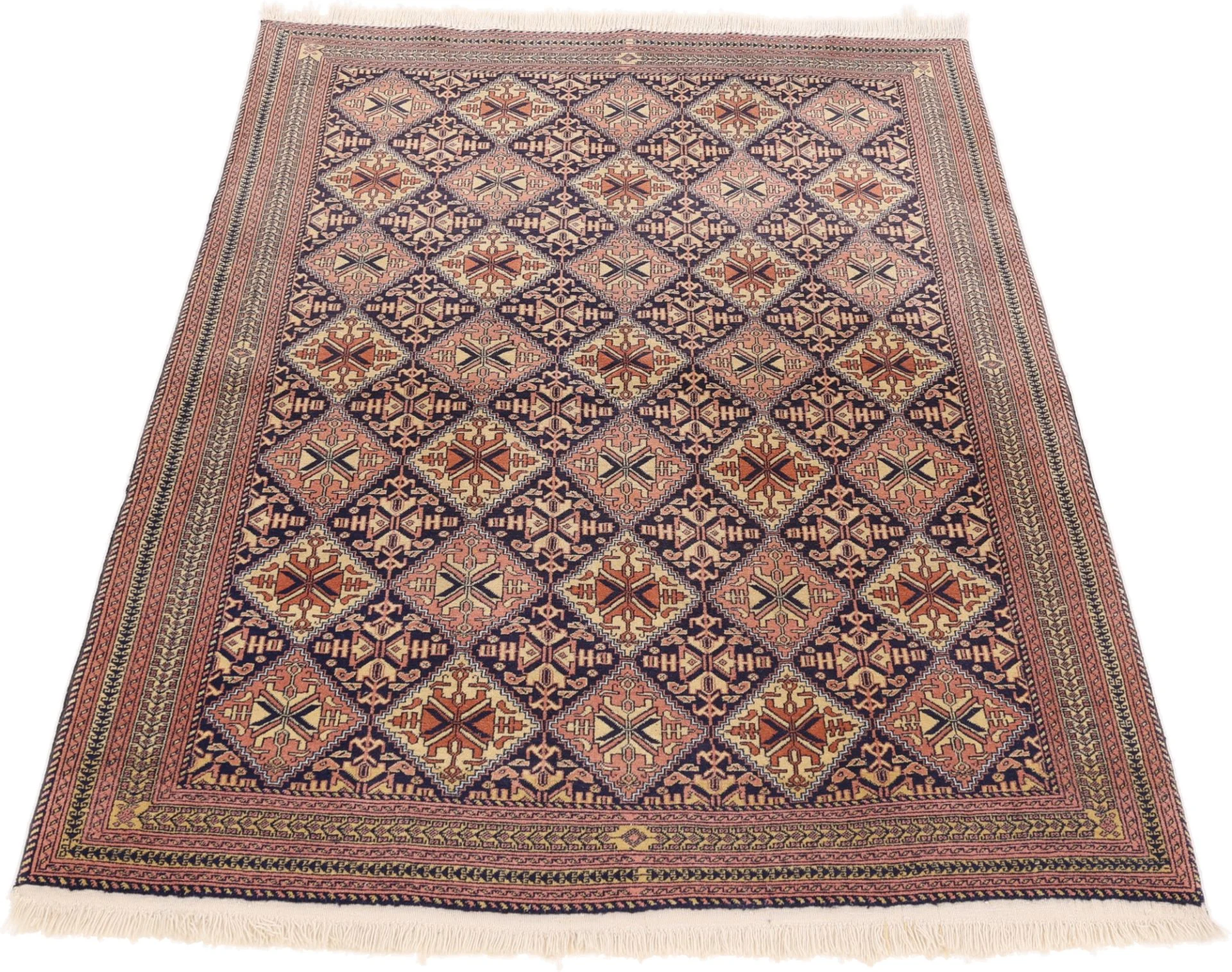 Täbriz Perserteppich 125 × 183 cm aus Wolle, handgeknüpft