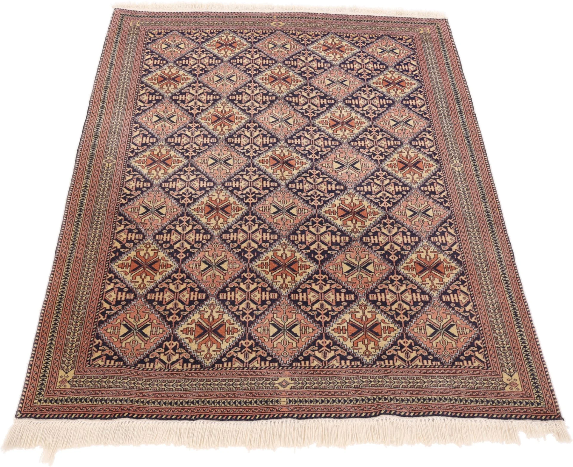 Täbriz Perserteppich 125 × 183 cm aus Wolle, handgeknüpft