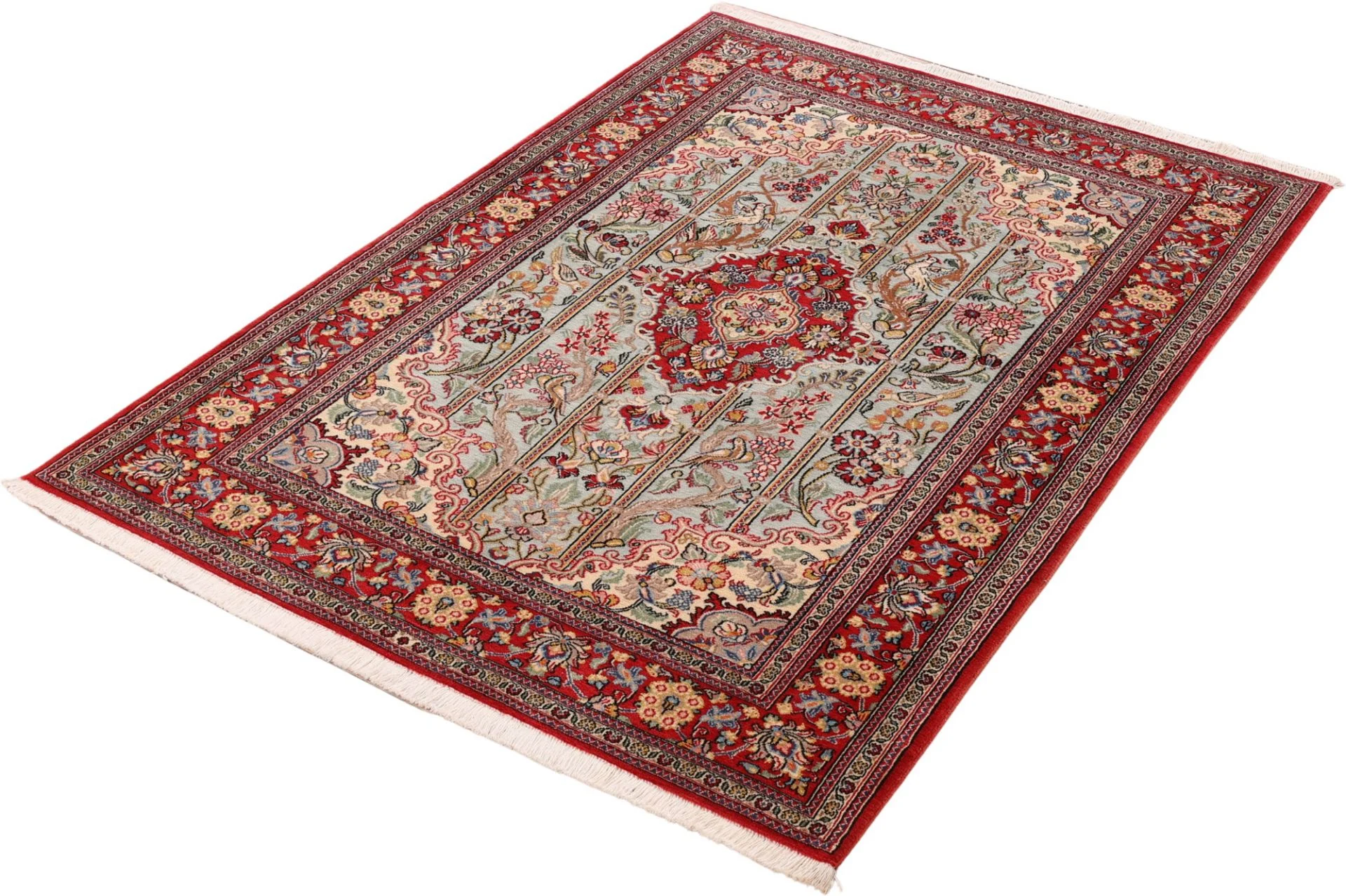 Ghom Perserteppich 132 × 194 cm aus Wolle, handgeknüpft