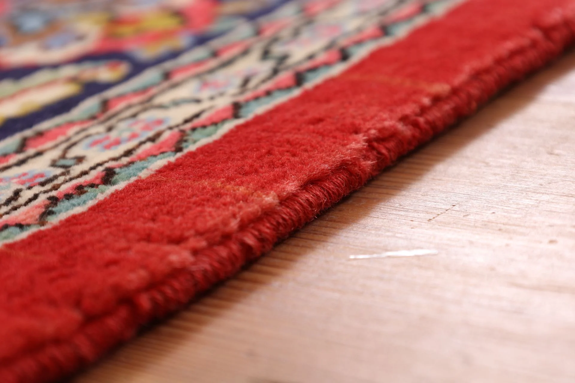 perserteppich-ghom-137-x-208-cm-schurwolle-handgeknupft-5 Handgeknüpfter Ghom Perserteppich 137 × 208 cm