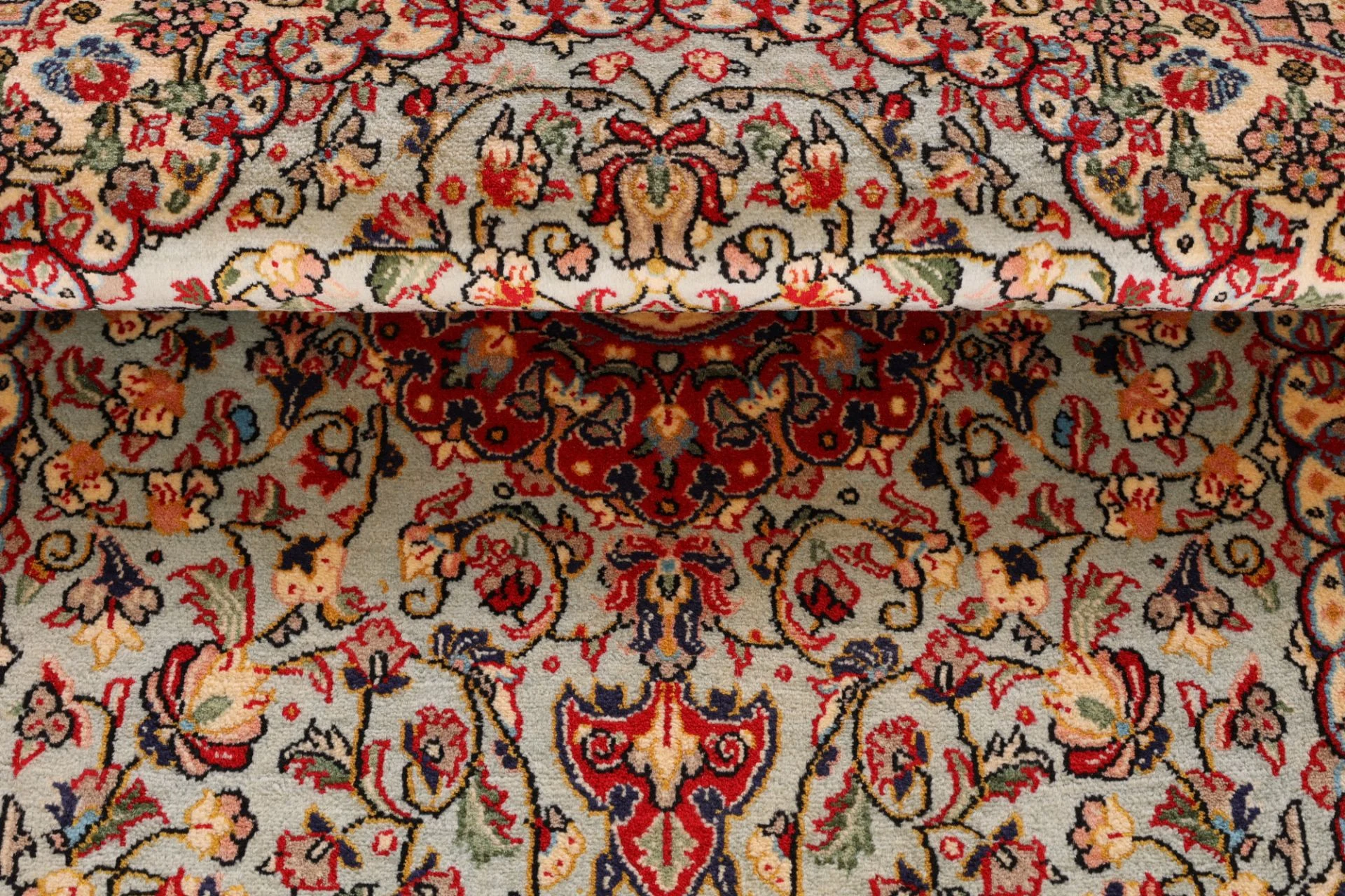 Handgeknüpfter Ghom Perserteppich 129 × 184 cm