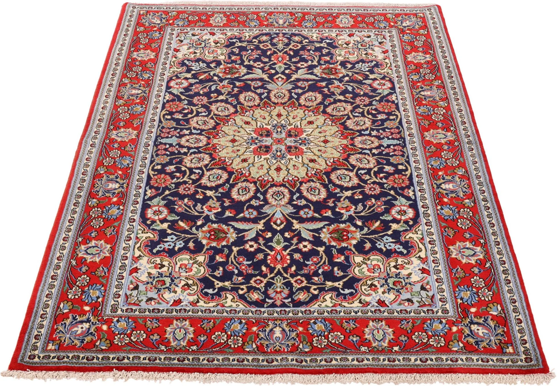 perserteppich-ghom-120-x-186-cm-schurwolle-handgeknupft-2 Handgeknüpfter Ghom Perserteppich 120 × 186 cm