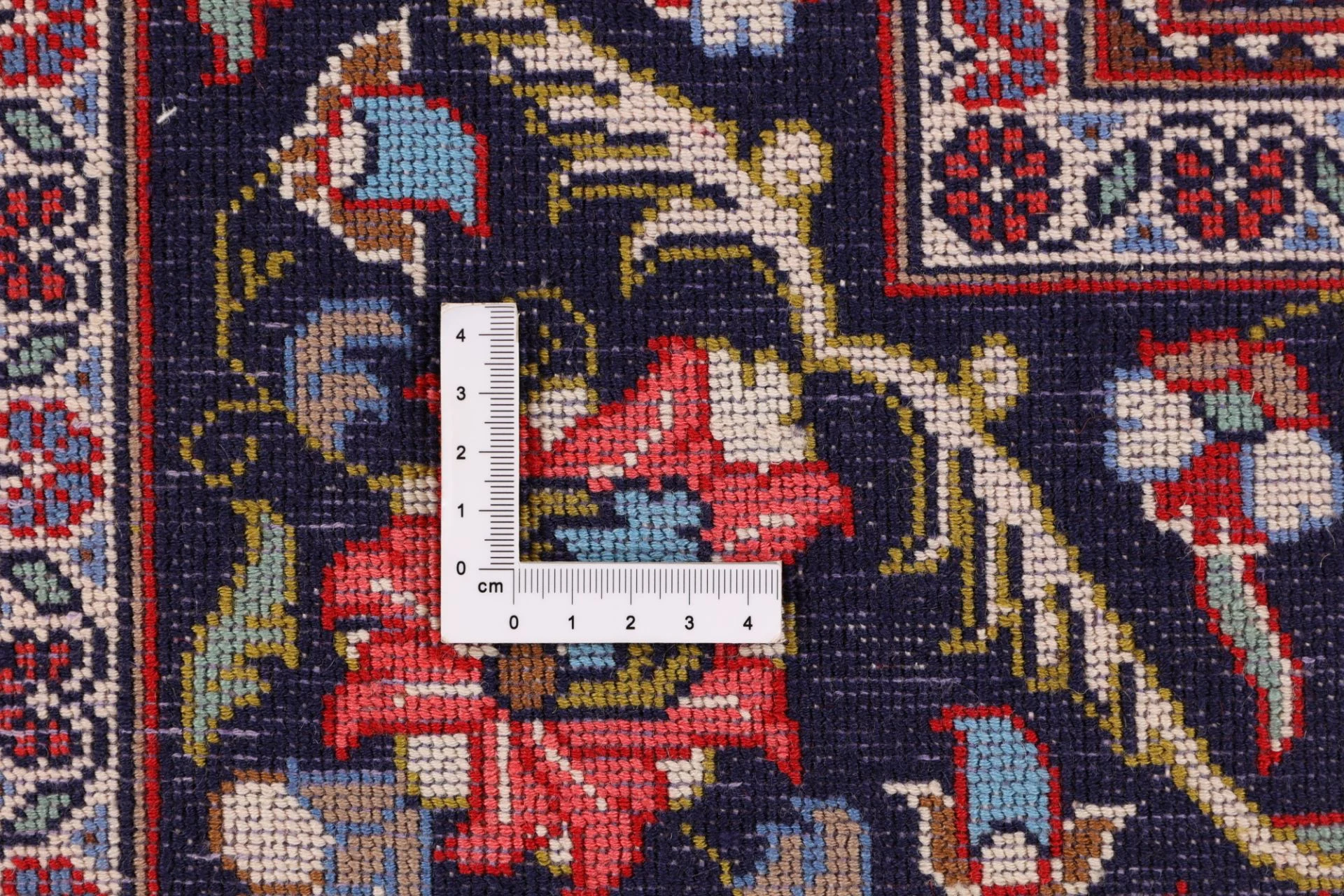 Ghom Perserteppich 133 × 201 cm aus Wolle, handgeknüpft