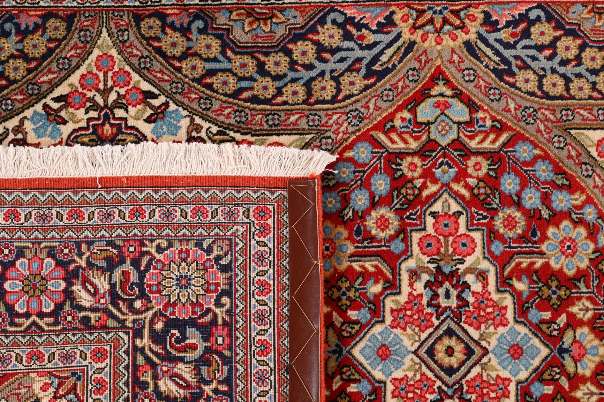 Ghom Perserteppich 138 × 200 cm aus Wolle, handgeknüpft