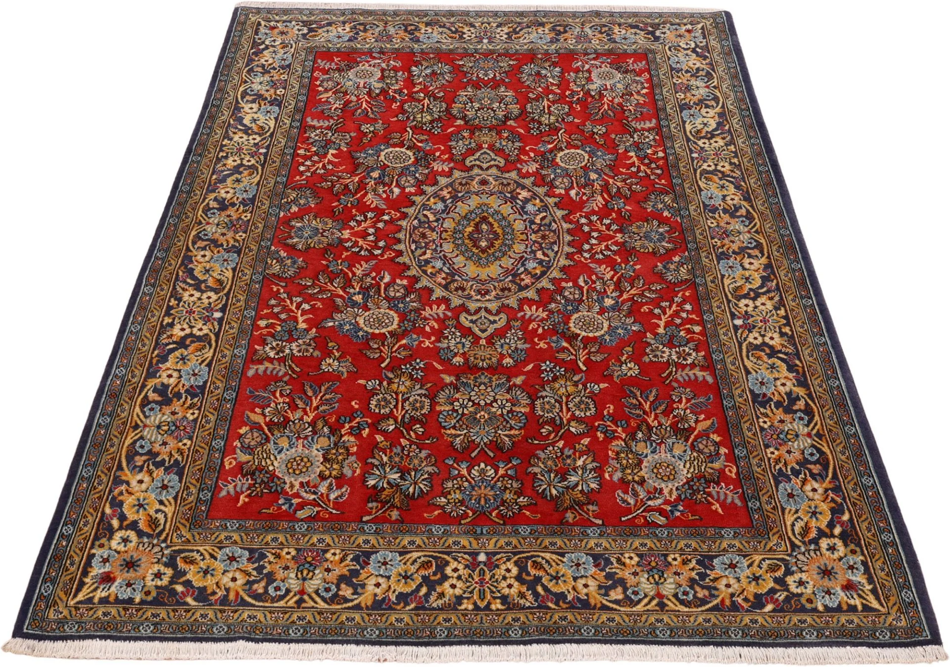 perserteppich-ghom-144-x-216-cm-schurwolle-handgeknupft-2 Ghom Perserteppich aus Iran, 144 × 216 cm