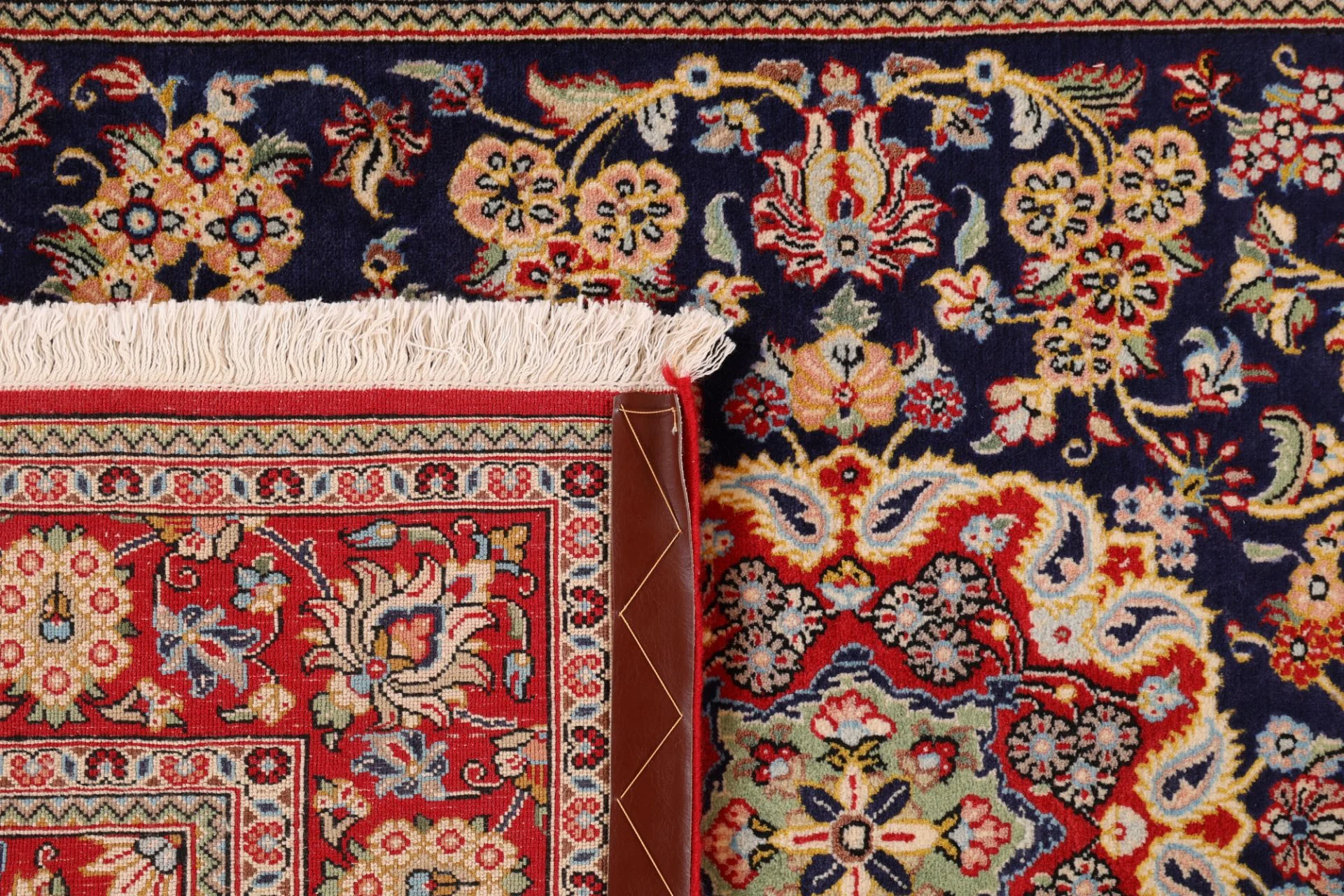 Ghom Perserteppich aus Iran, 122 × 178 cm