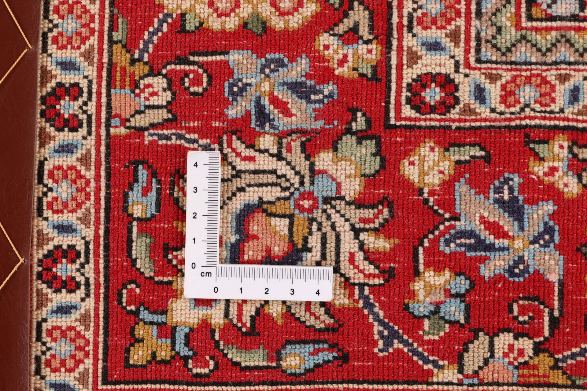 Ghom Perserteppich aus Iran, 122 × 178 cm