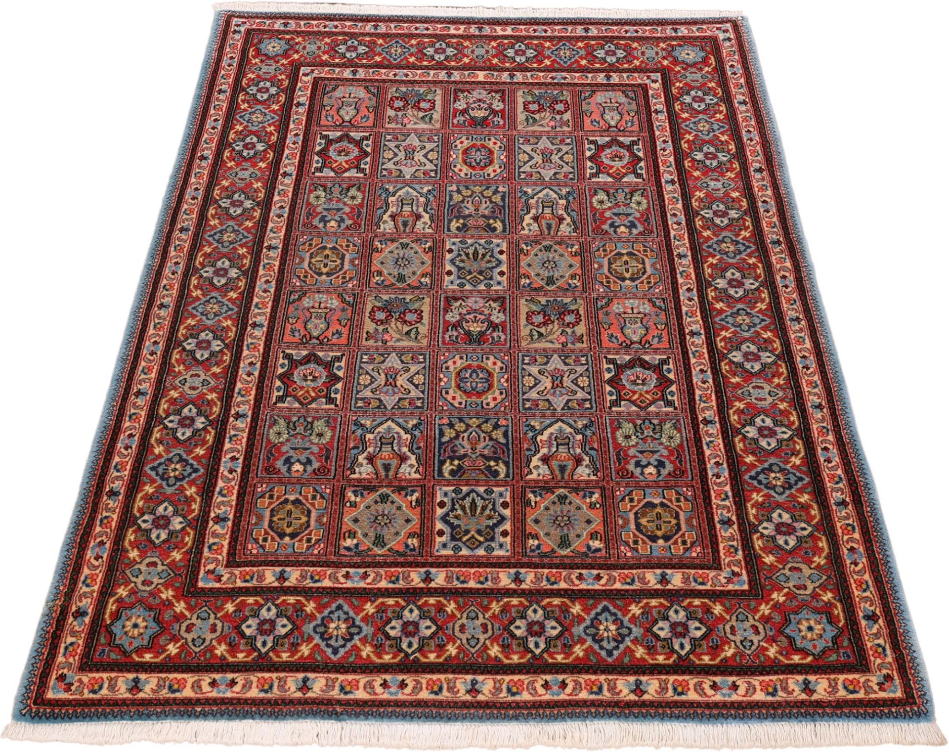 Ghom Perserteppich aus Iran, 118 × 185 cm