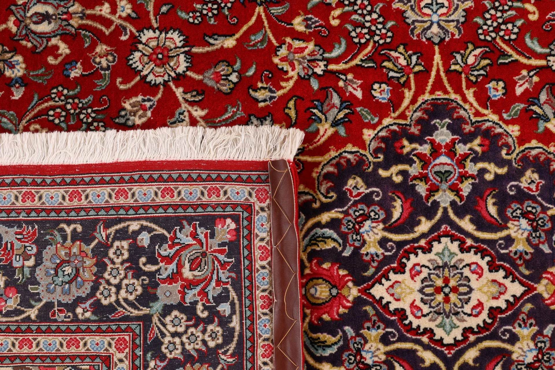 Ghom Perserteppich aus Iran, 146 × 216 cm