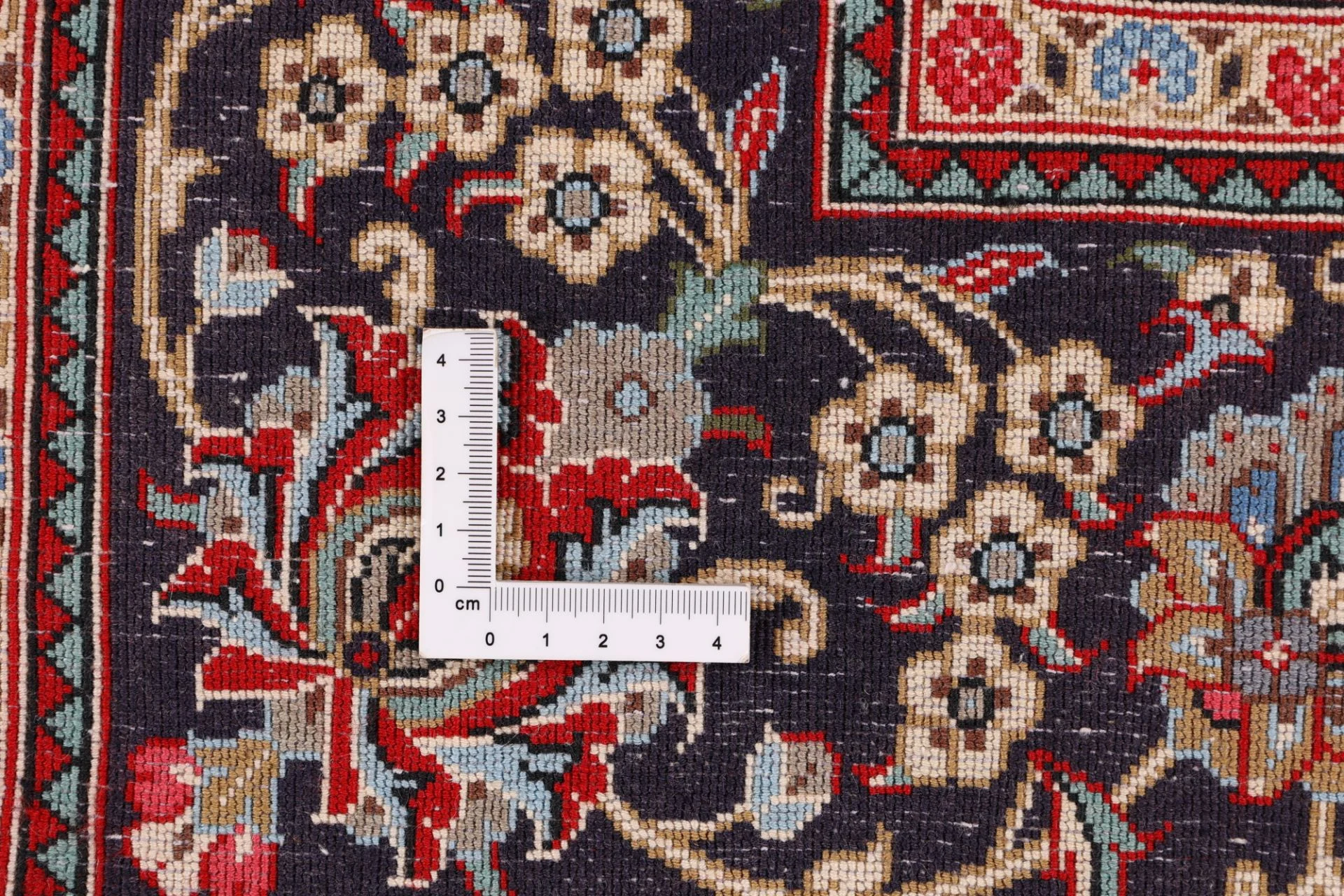 Ghom Perserteppich aus Iran, 146 × 216 cm