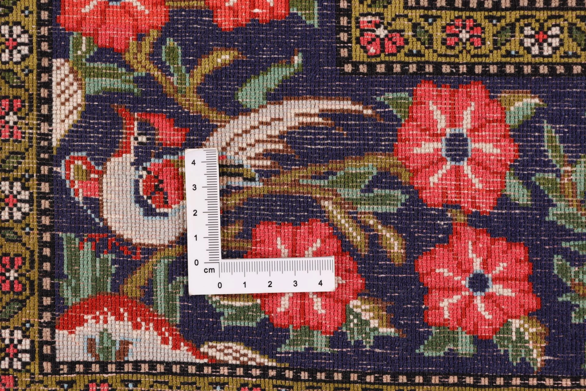 perserteppich-ghom-137-x-201-cm-schurwolle-handgeknupft-8 Handgeknüpfter Ghom Perserteppich, 137 × 201 cm, Wolle