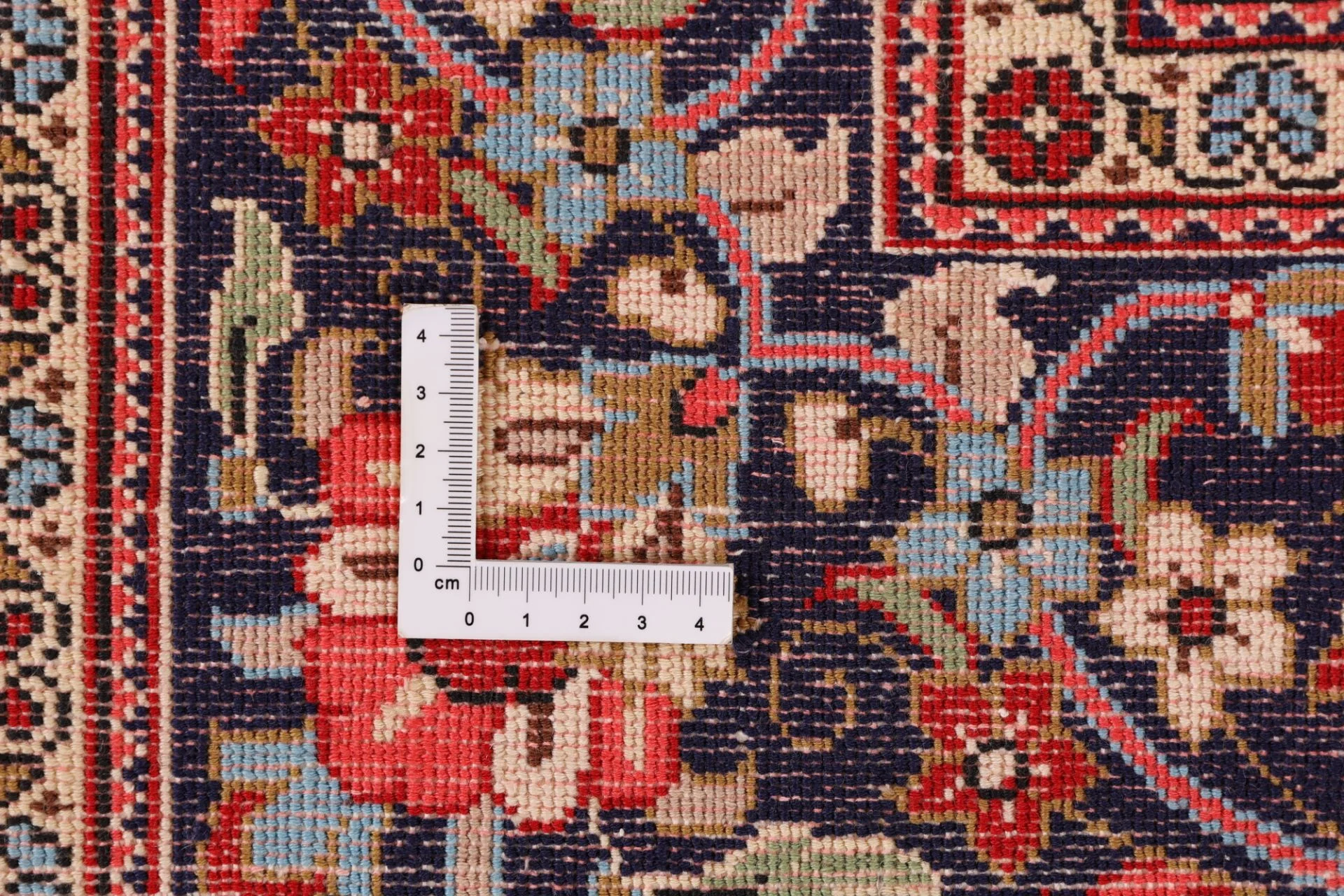 Ghom Perserteppich 132 × 203 cm aus Wolle, handgeknüpft