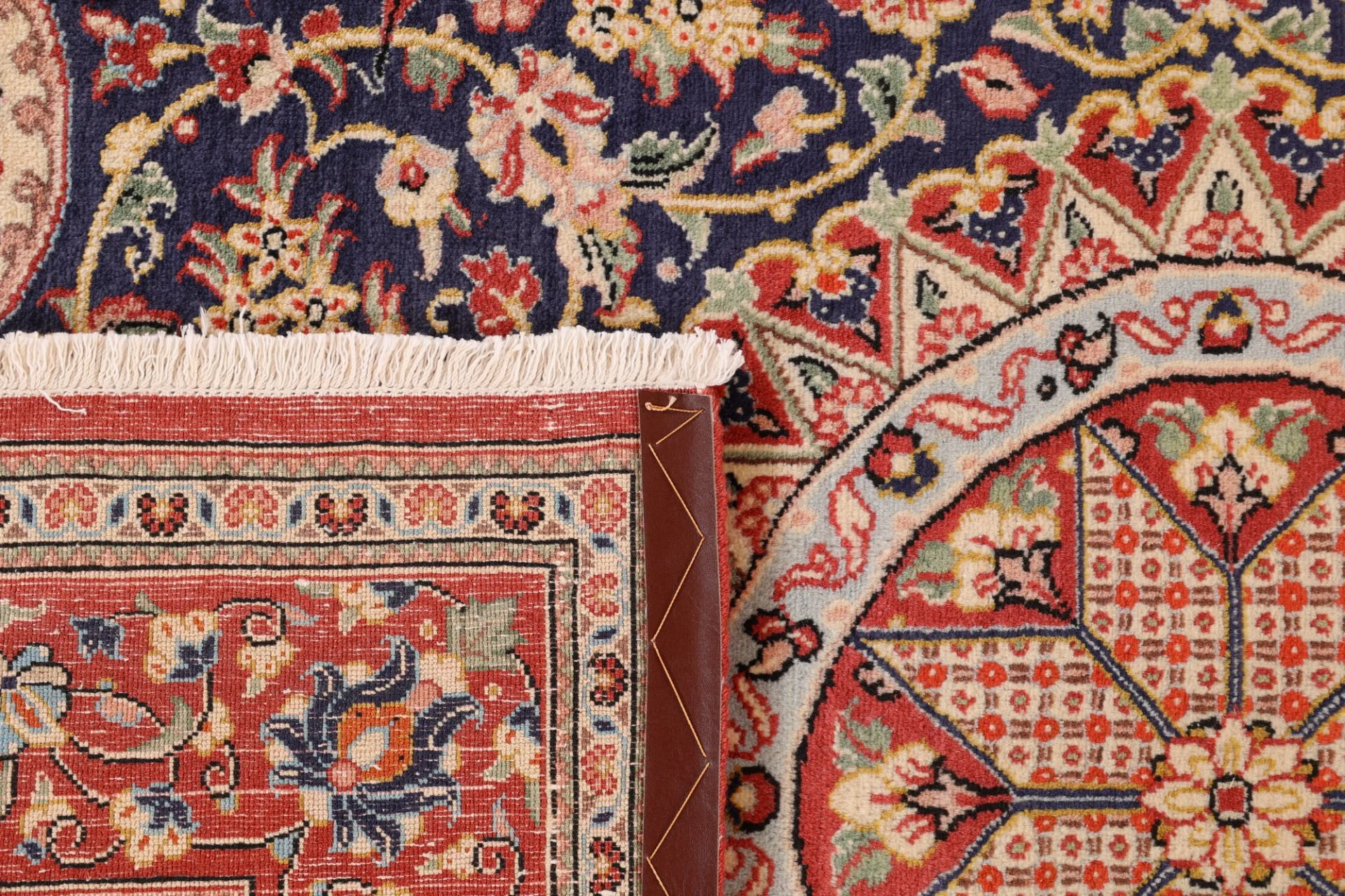 Ghom Perserteppich aus Iran, 131 × 197 cm