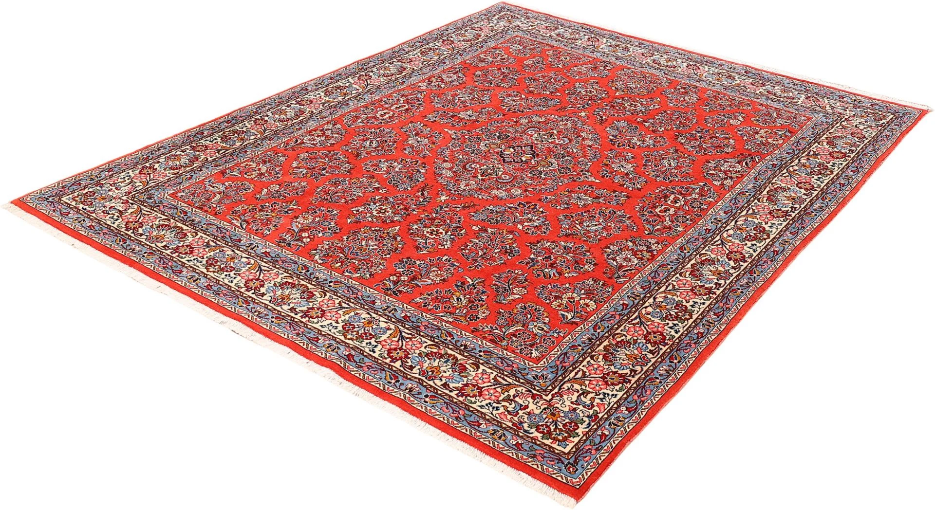 Handgeknüpfter Sarough Perserteppich 216 × 274 cm