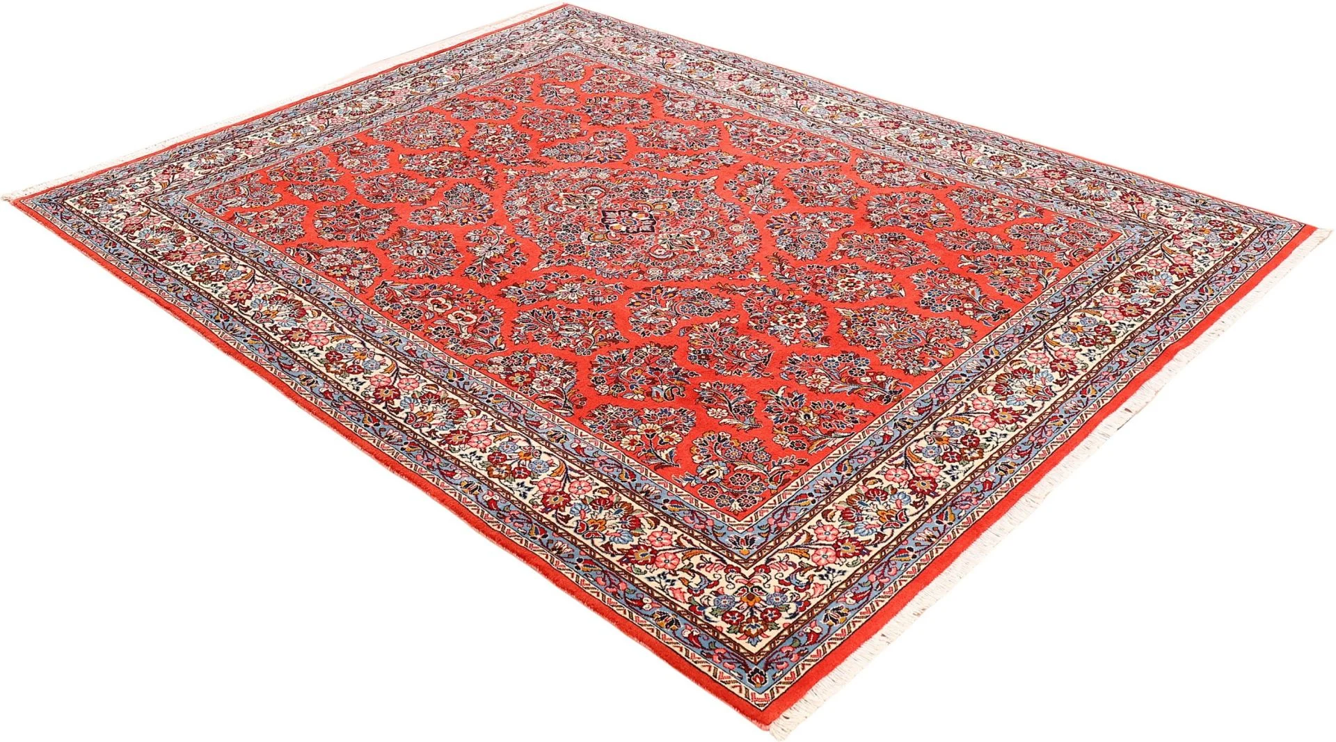 Handgeknüpfter Sarough Perserteppich 216 × 274 cm