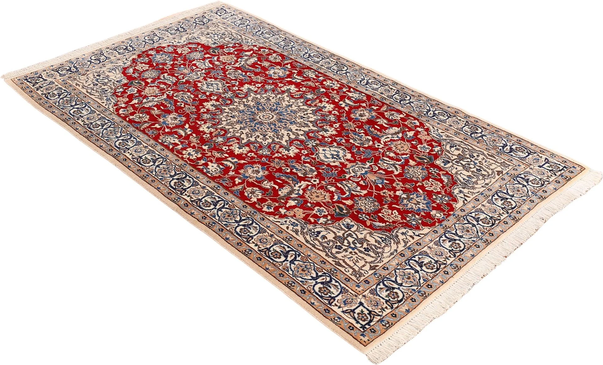 Nain Perserteppich aus Iran, 130 × 215 cm