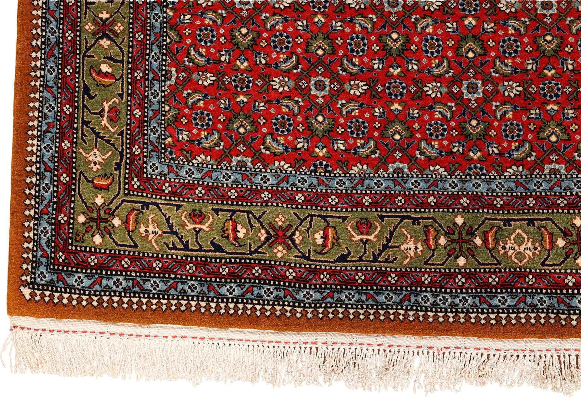 Ghom Perserteppich aus Iran, 136 × 210 cm
