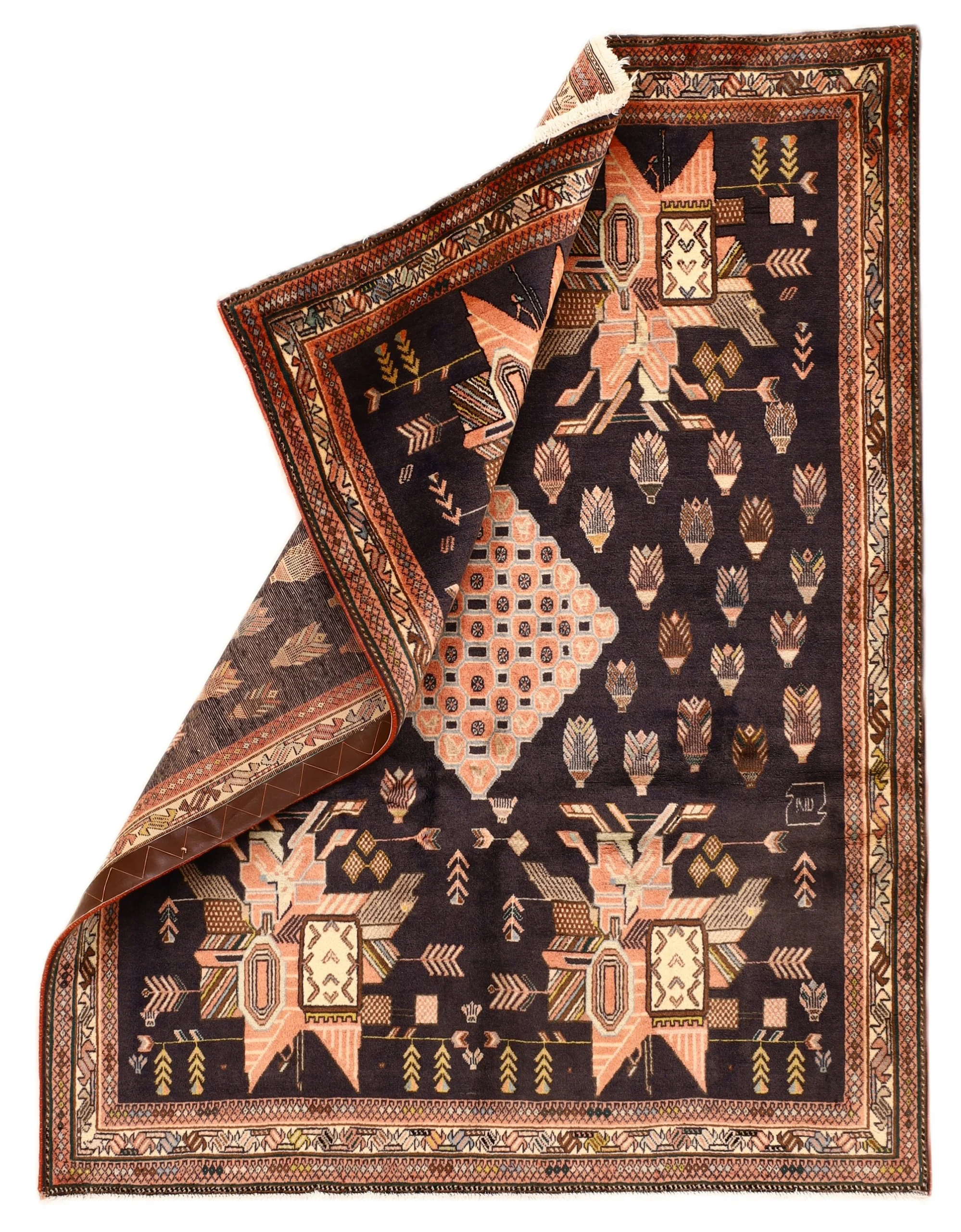 Perserteppich aus Iran, 166 × 128 cm
