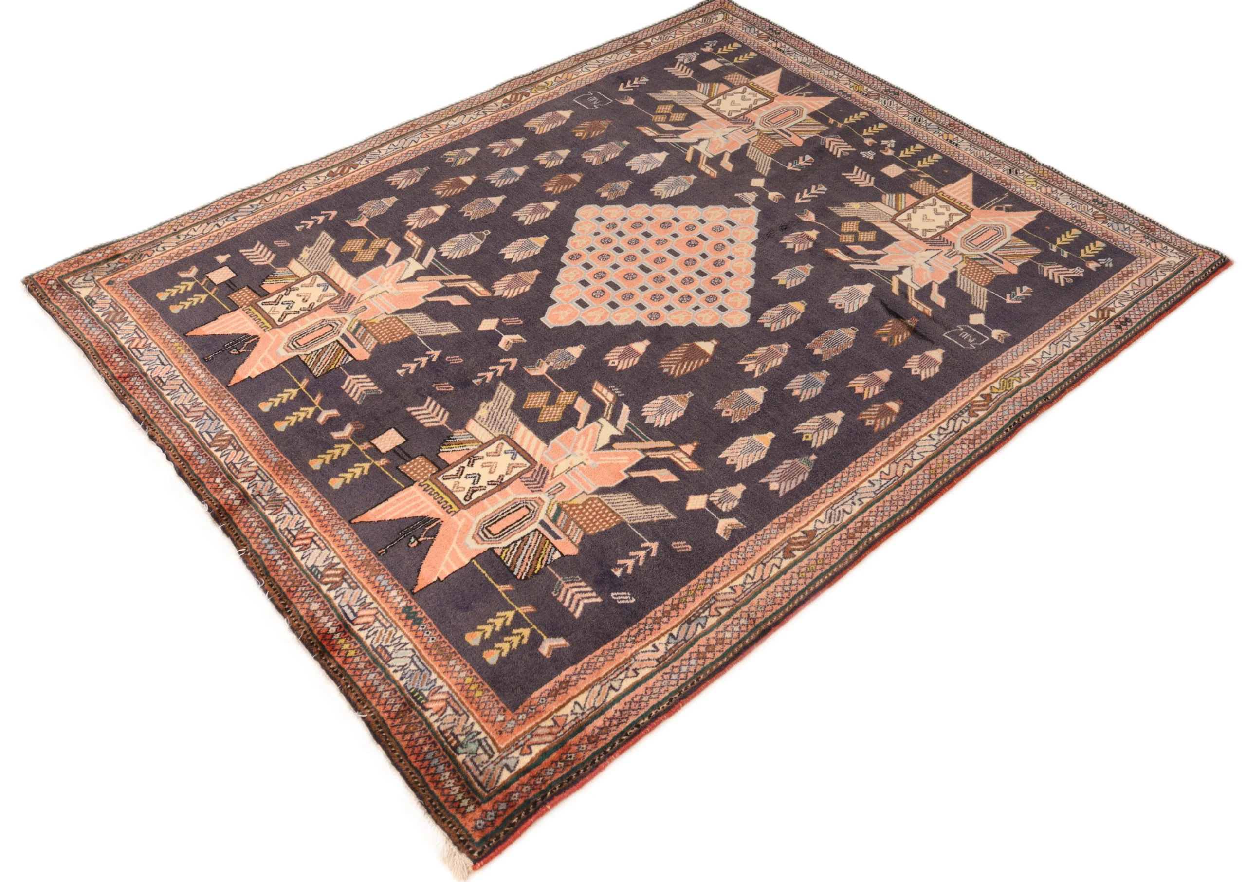 Perserteppich aus Iran, 166 × 128 cm