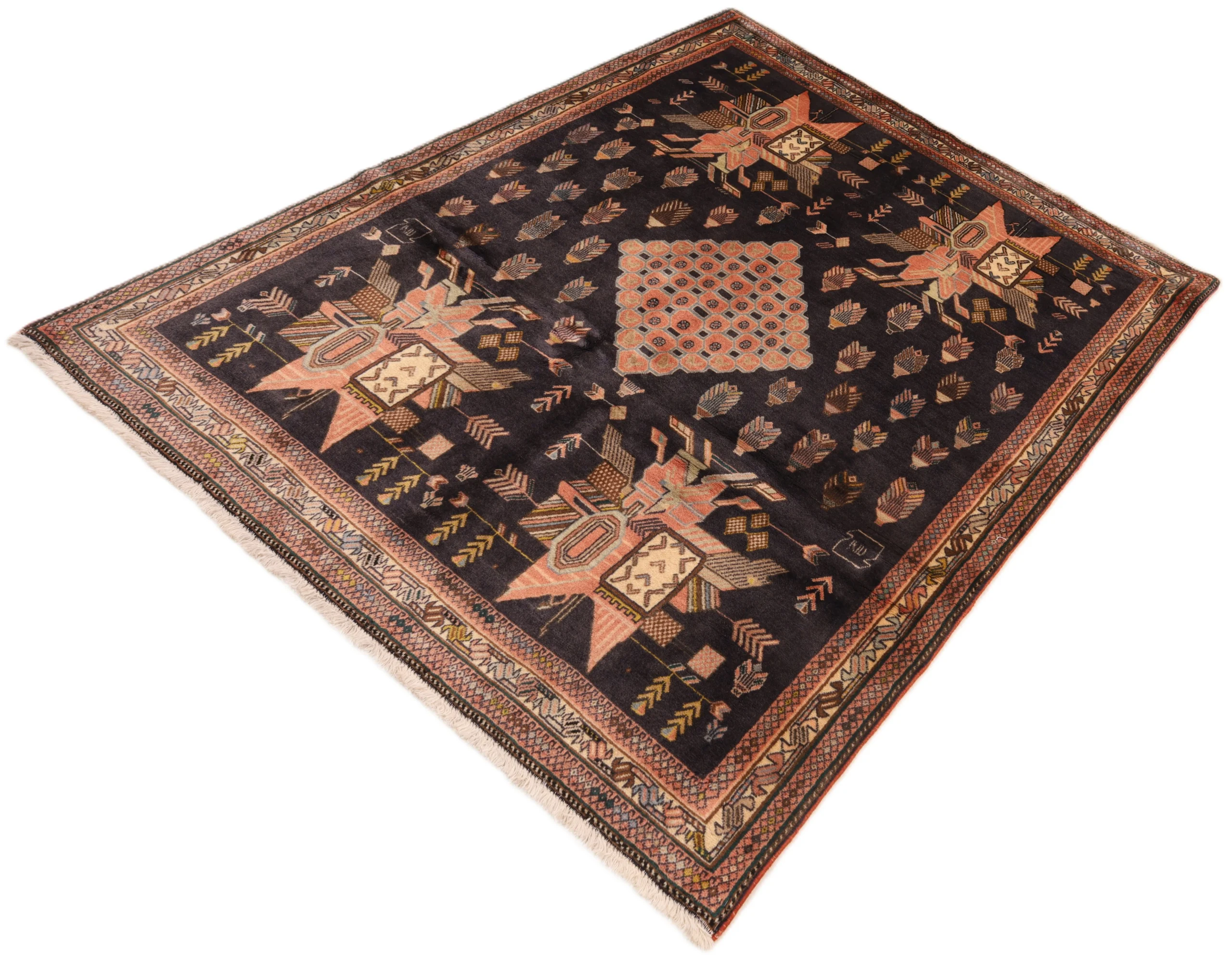Perserteppich aus Iran, 166 × 128 cm