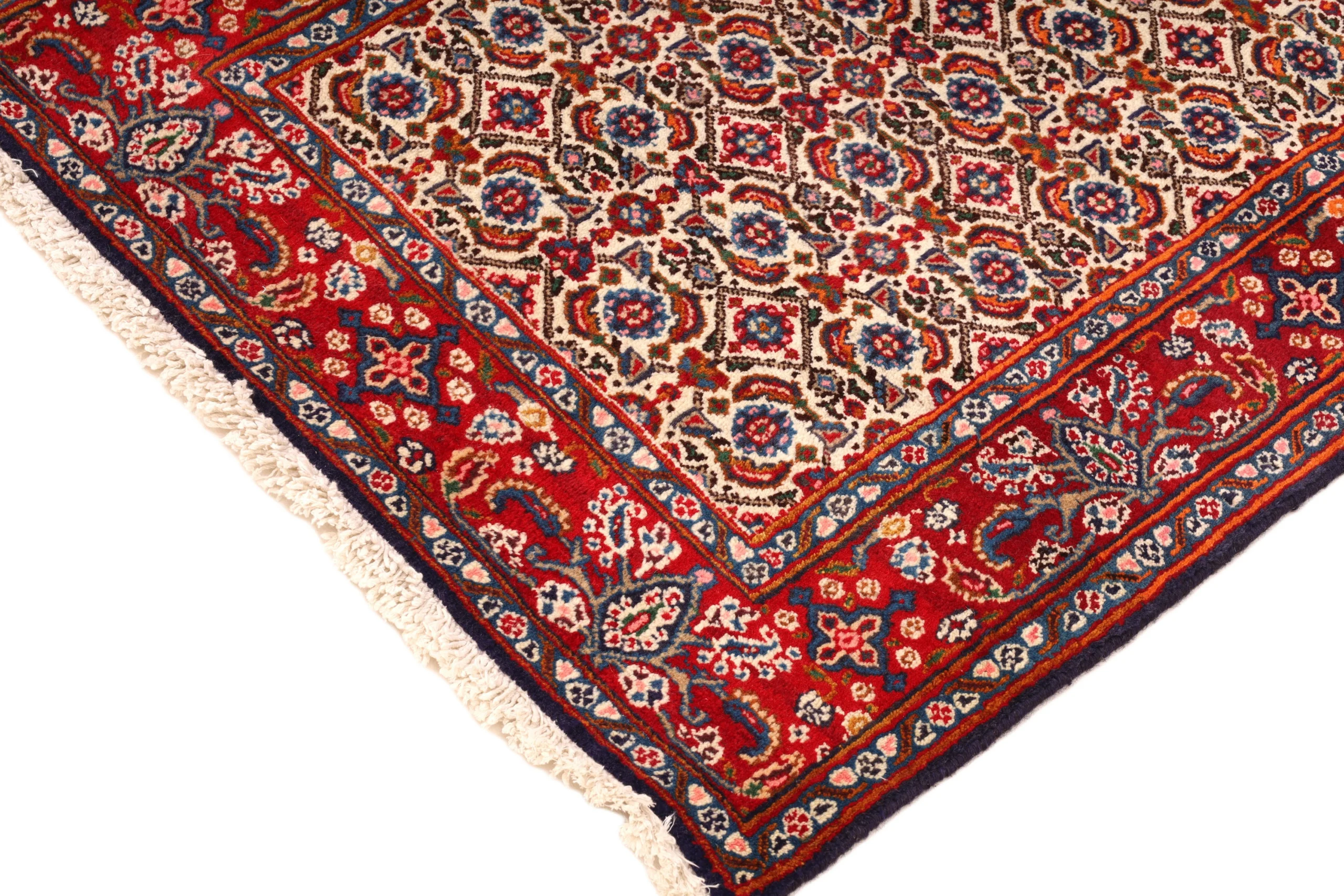 Moud Perserteppich aus Iran, 385 × 85 cm