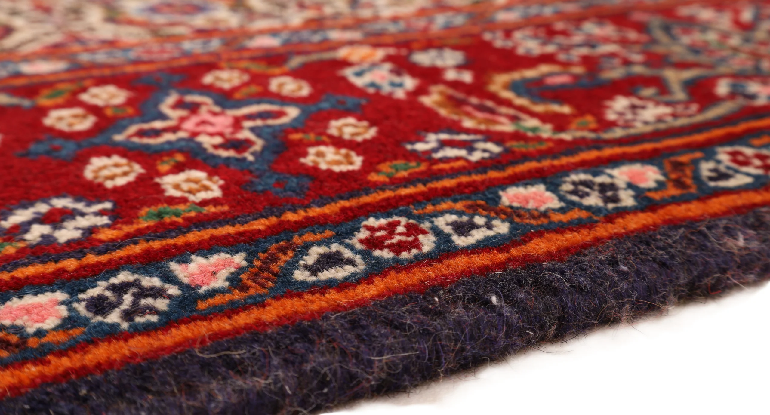 Moud Perserteppich aus Iran, 385 × 85 cm