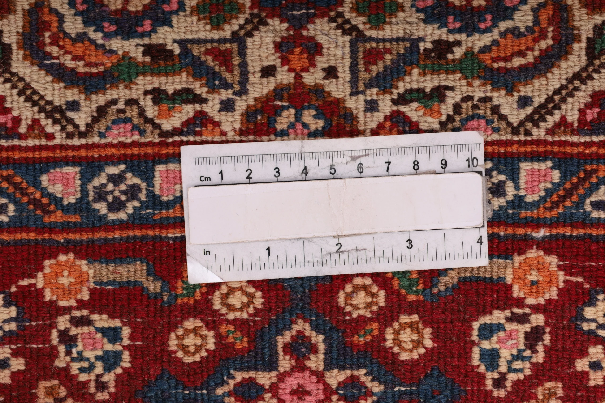 Moud Perserteppich aus Iran, 385 × 85 cm