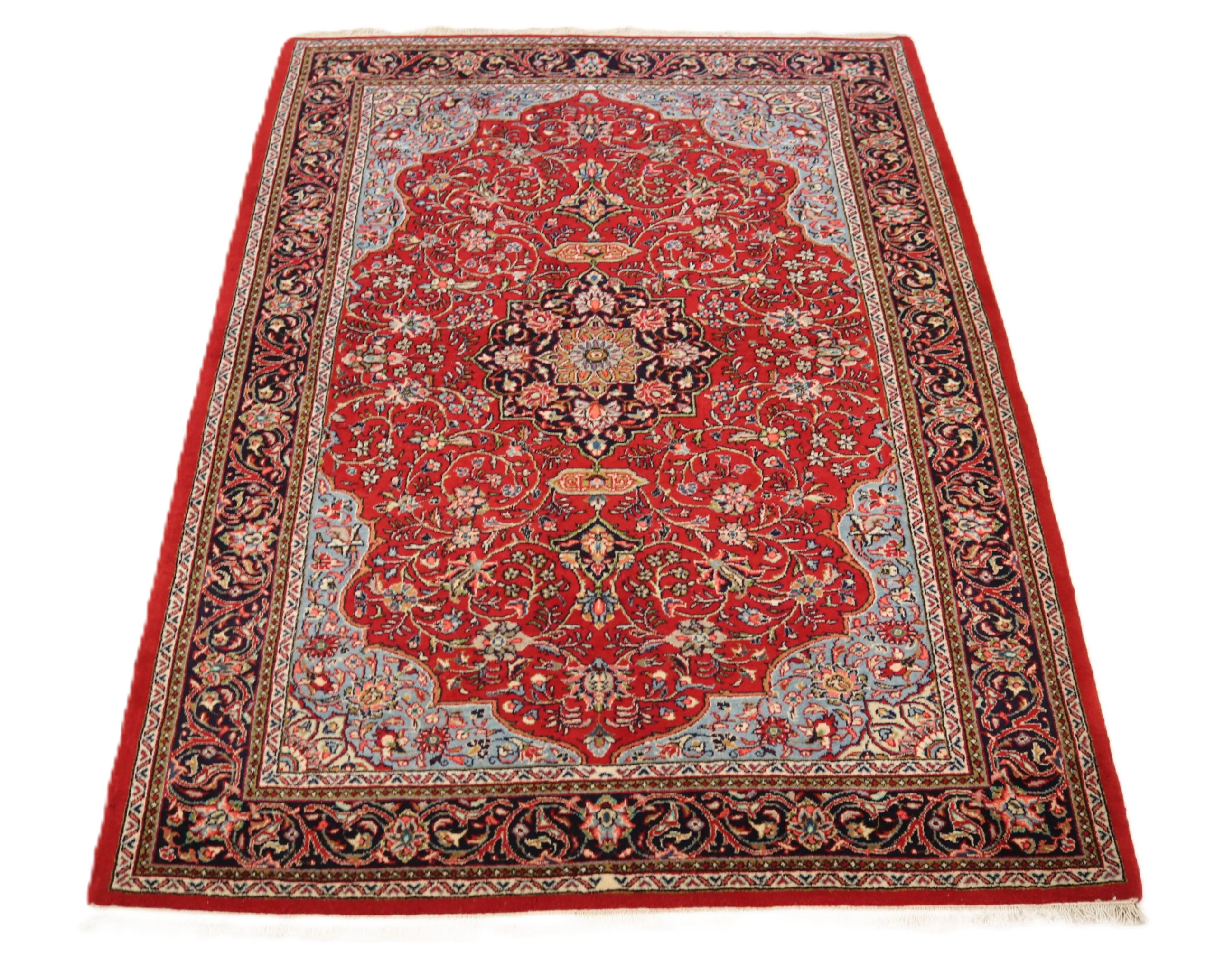 Handgeknüpfter Sarough Perserteppich, 215 × 144 cm, Wolle