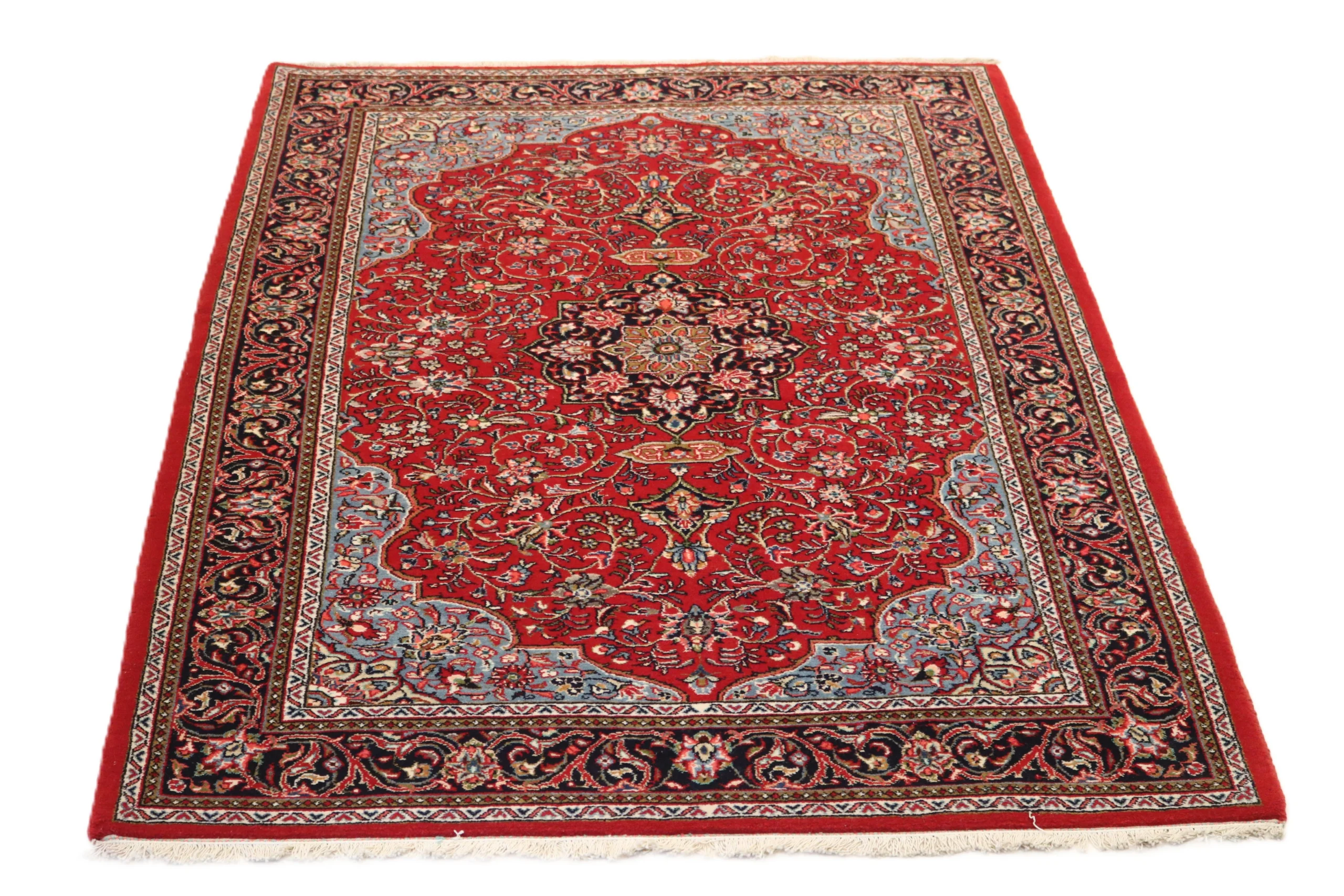 Handgeknüpfter Sarough Perserteppich, 215 × 144 cm, Wolle