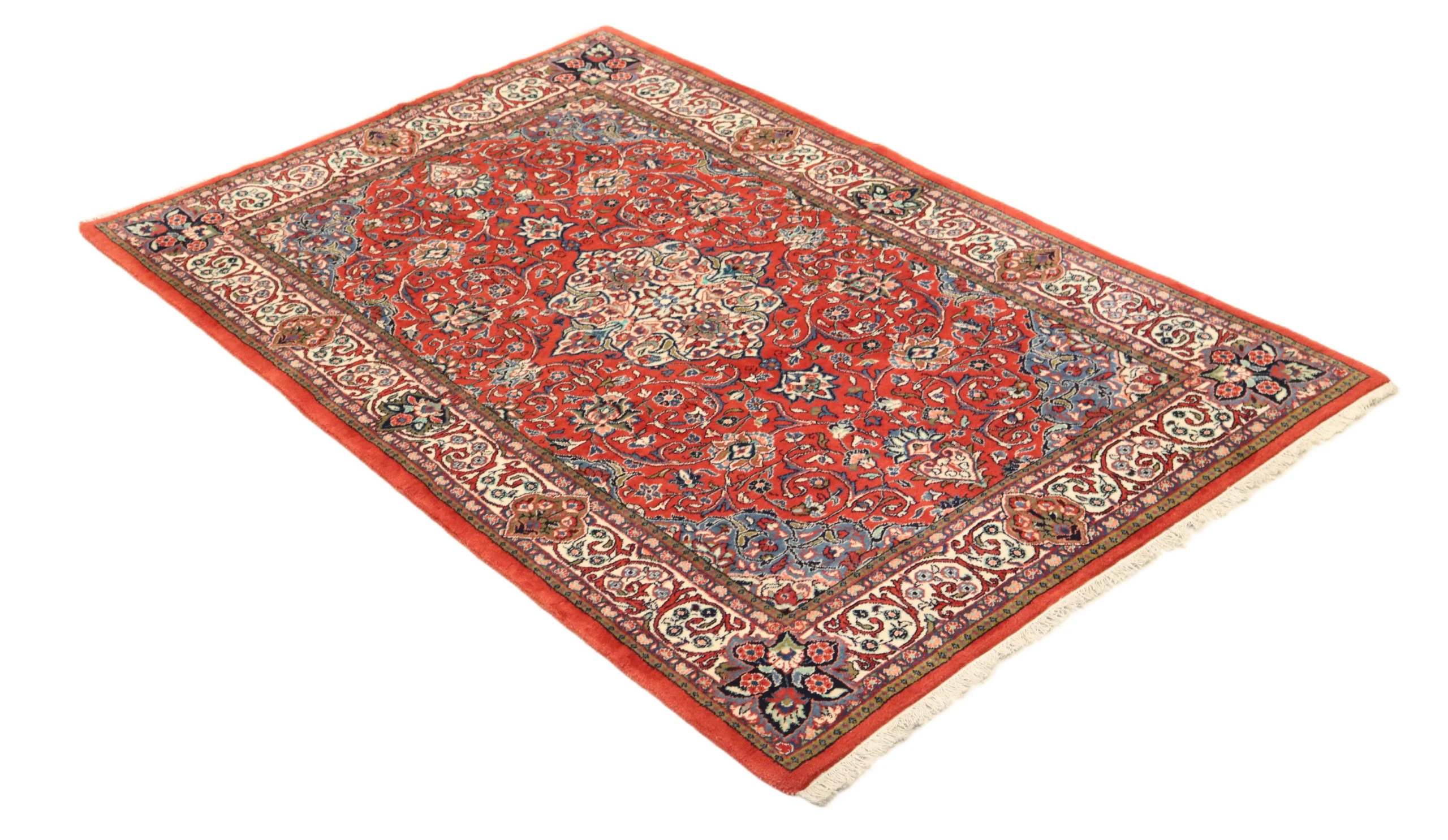 Handgeknüpfter Sarough Perserteppich 214 × 137 cm
