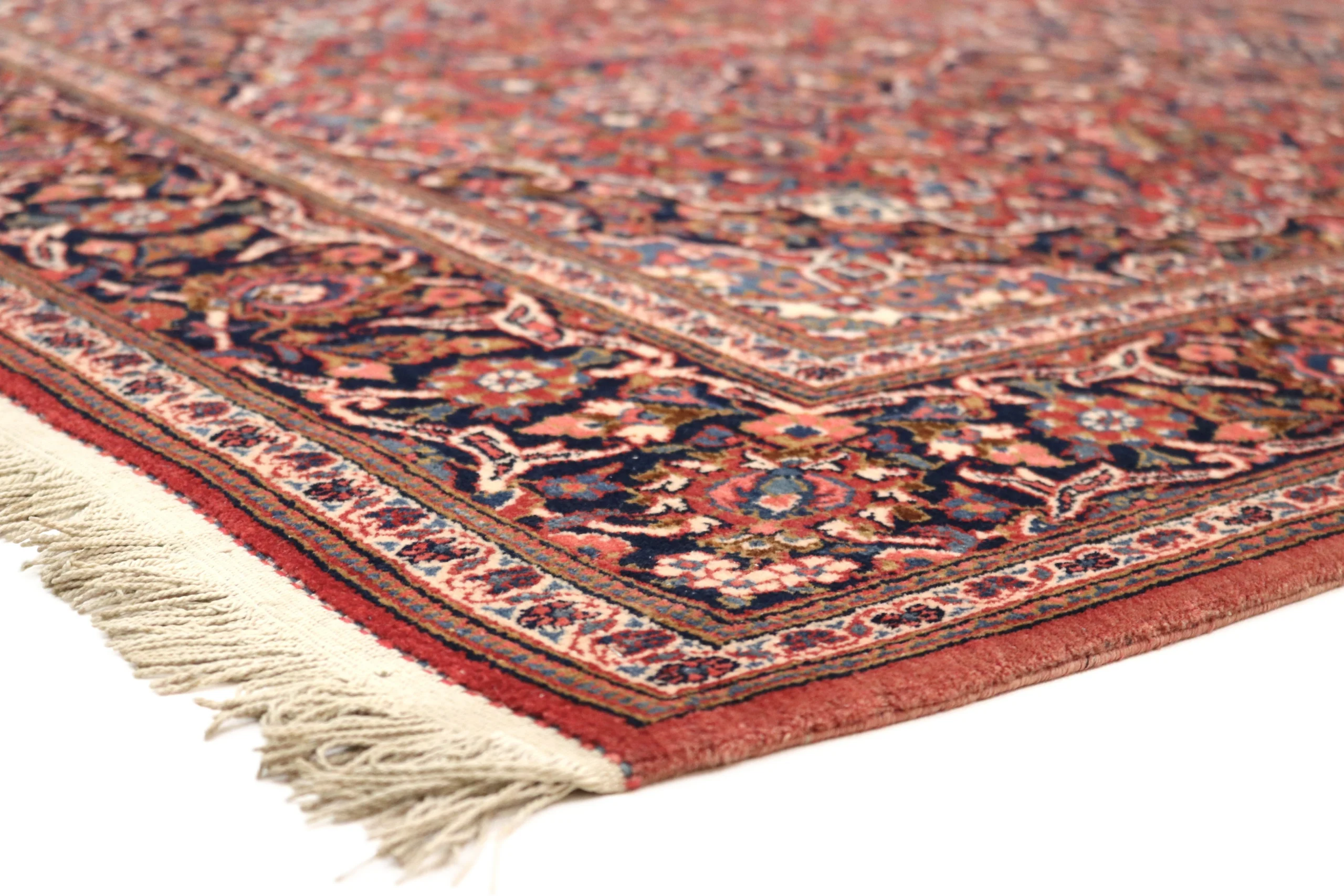 Kashan Perserteppich aus Iran, 210 × 136 cm