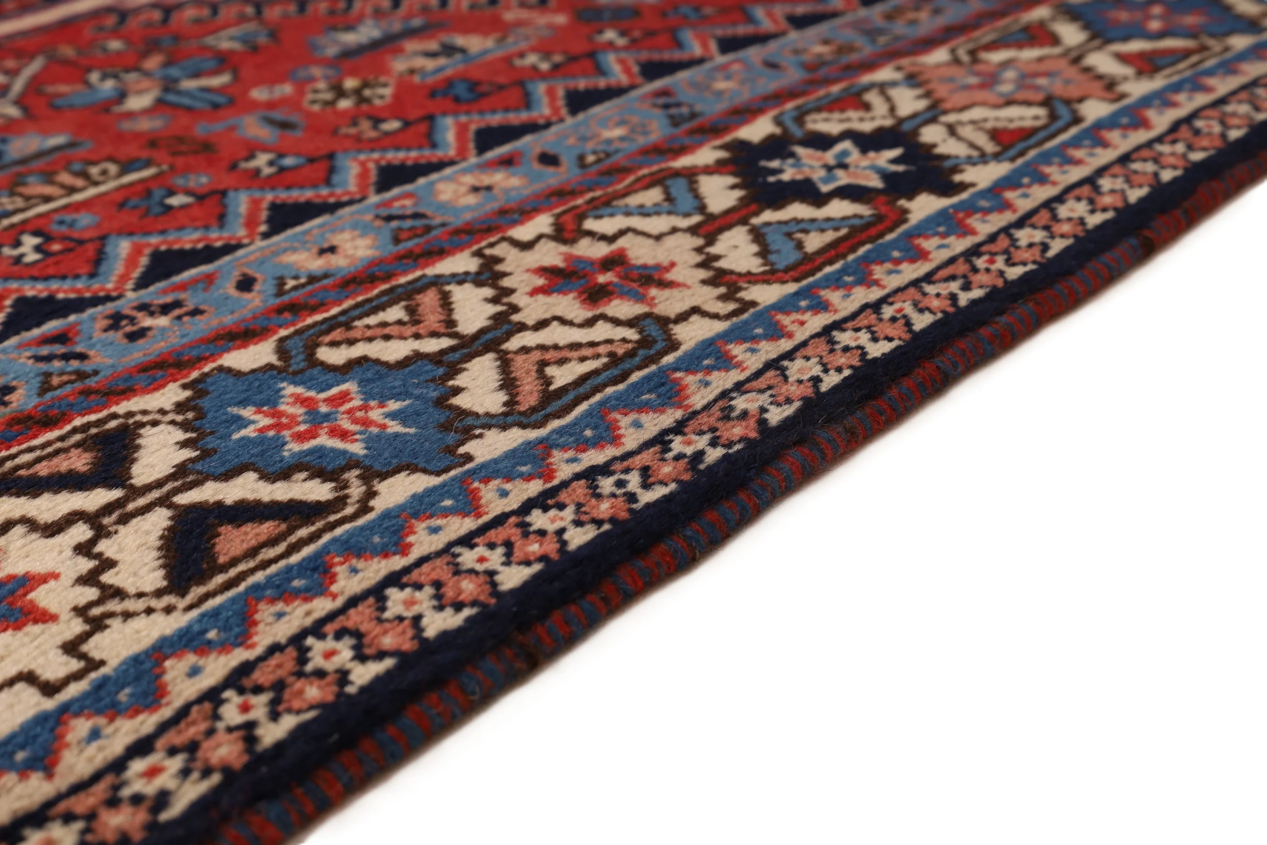 Perserteppich 250 × 145 cm aus Wolle, handgeknüpft