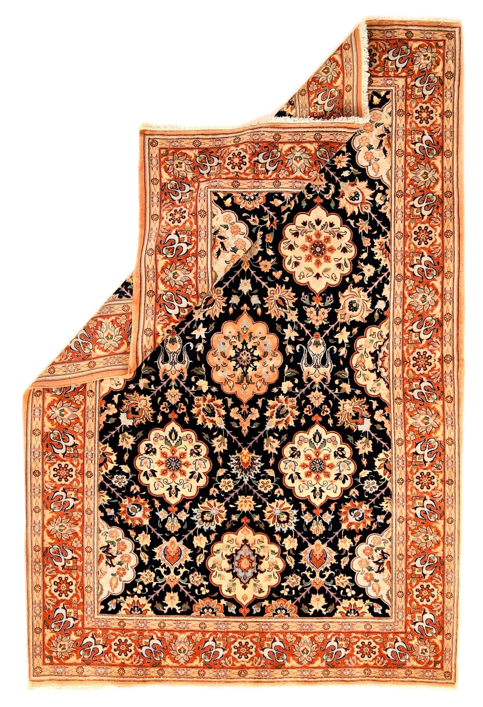 Handgeknüpfter Perserteppich, 240 × 160 cm, Wolle