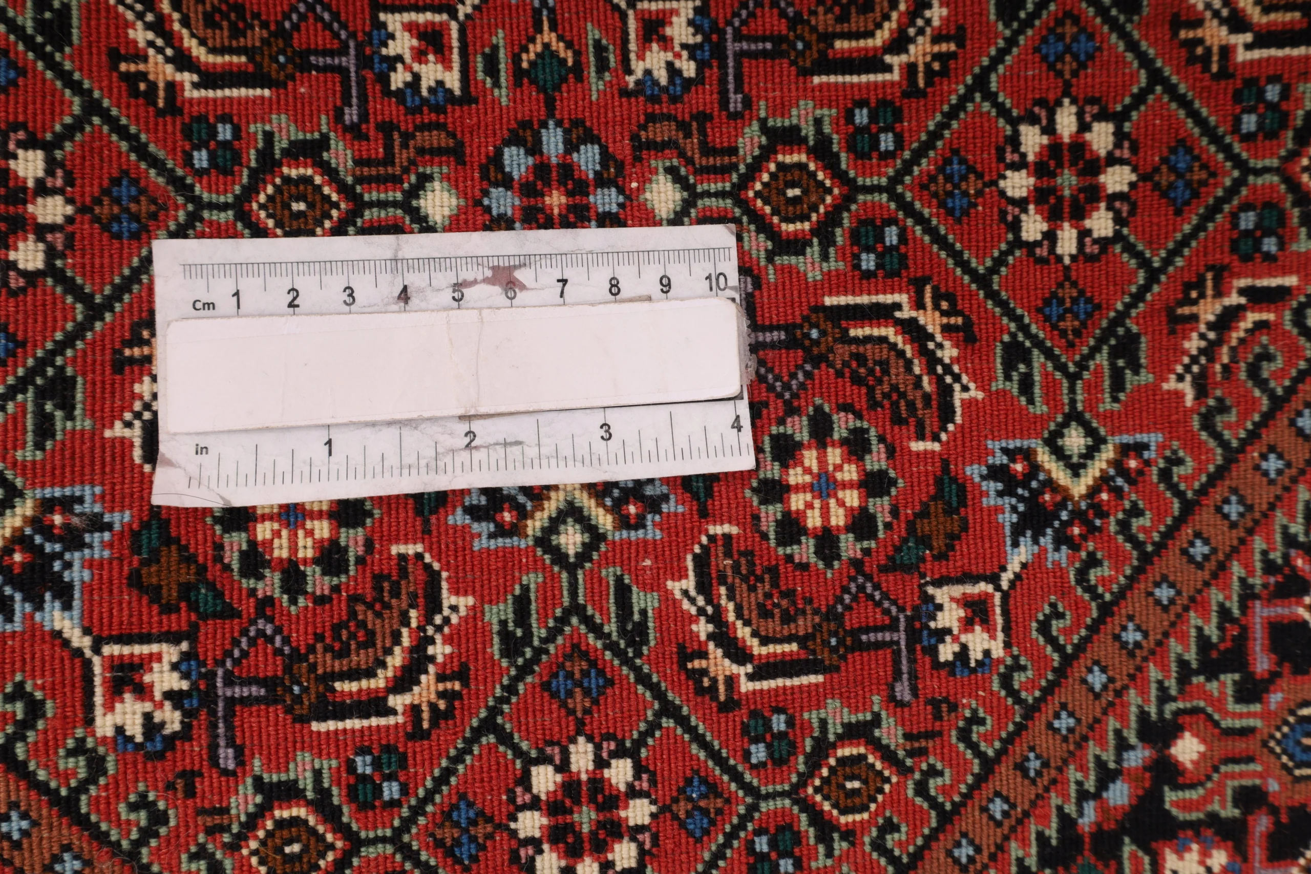 Handgeknüpfter Bijar Perserteppich 185 × 109 cm