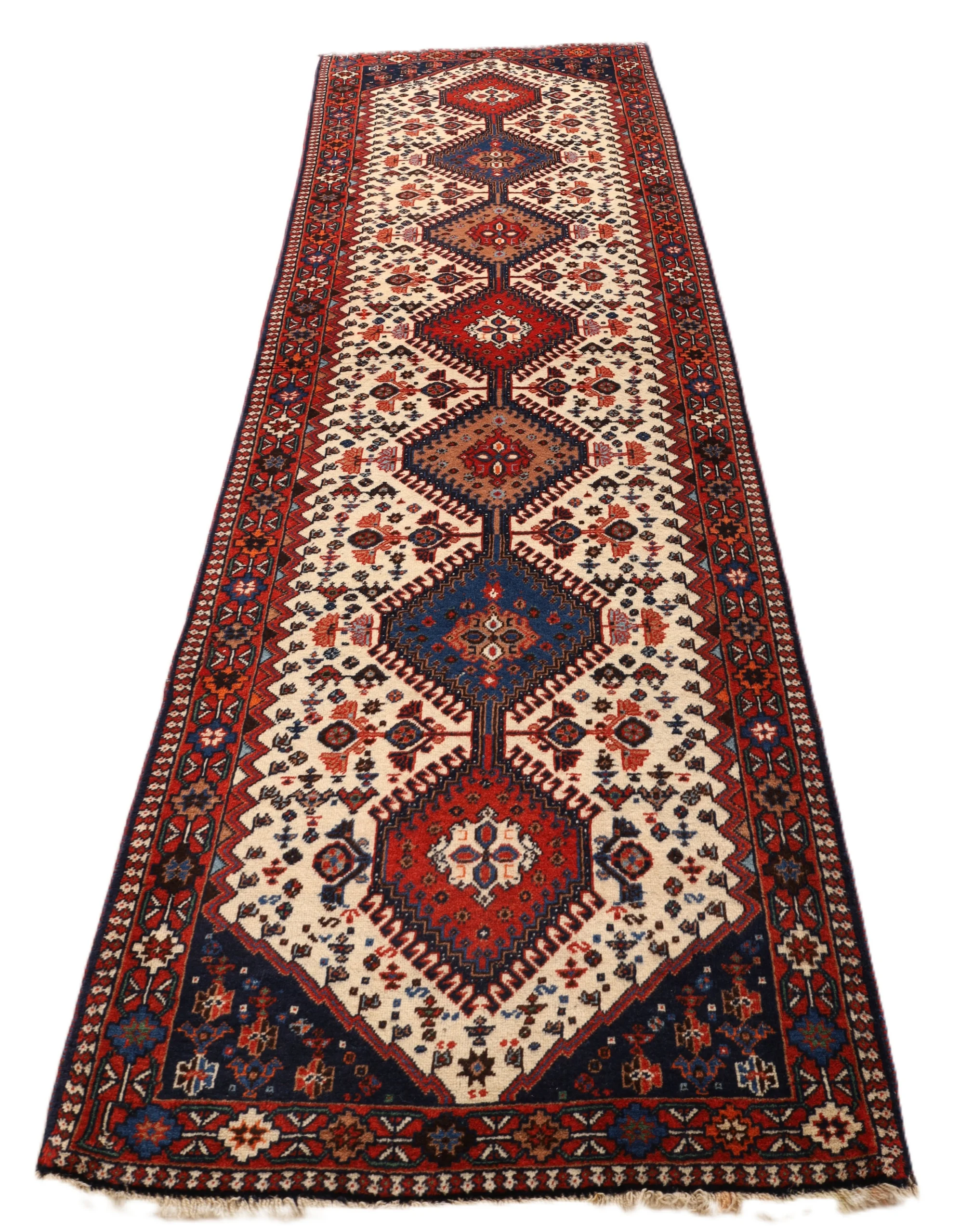 Handgeknüpfter Perserteppich 295 × 86 cm
