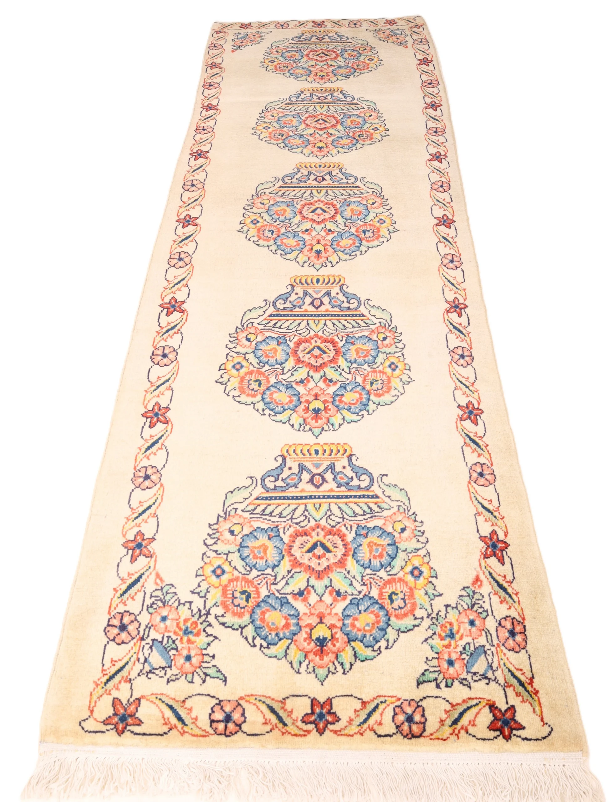 Handgeknüpfter Sarough Perserteppich 298 × 90 cm